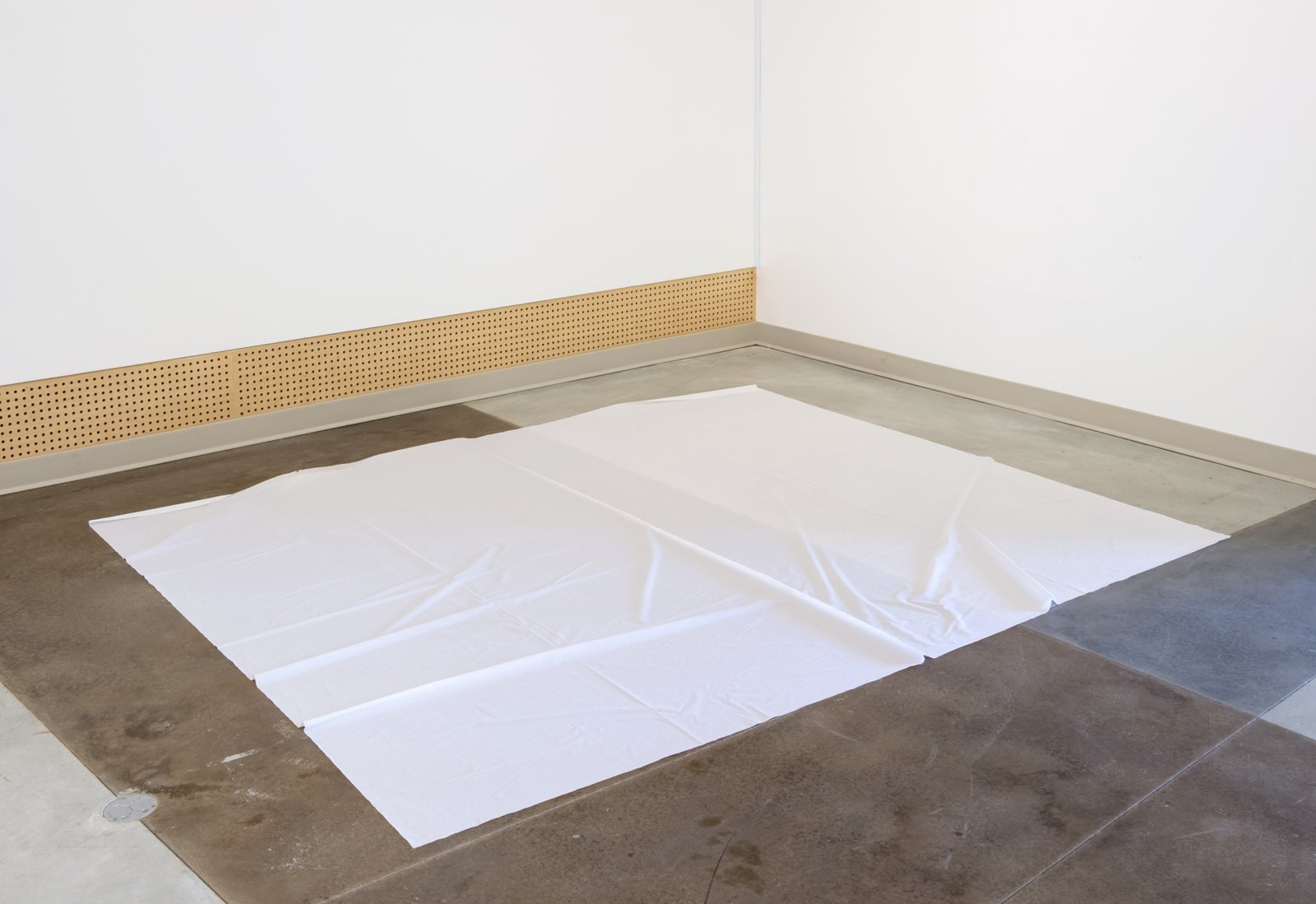Abbas Akhavan, After “Untitled”, 2017, single ply tissue paper, 60 x 80 in. (152 x 203 cm)