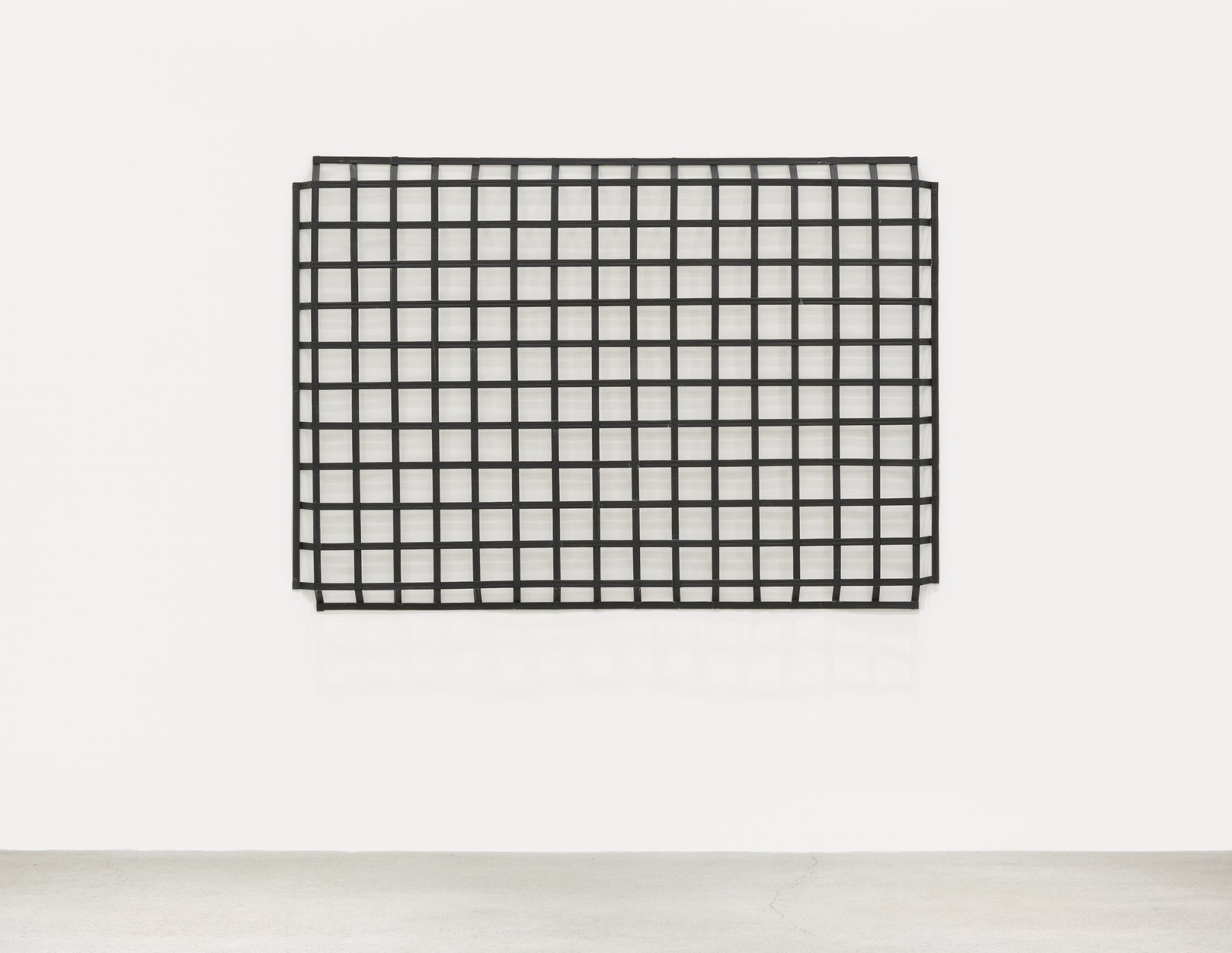 Abbas Akhavan, Grille, 2019, painted copper, 57 x 81 in. (145 x 206 cm)