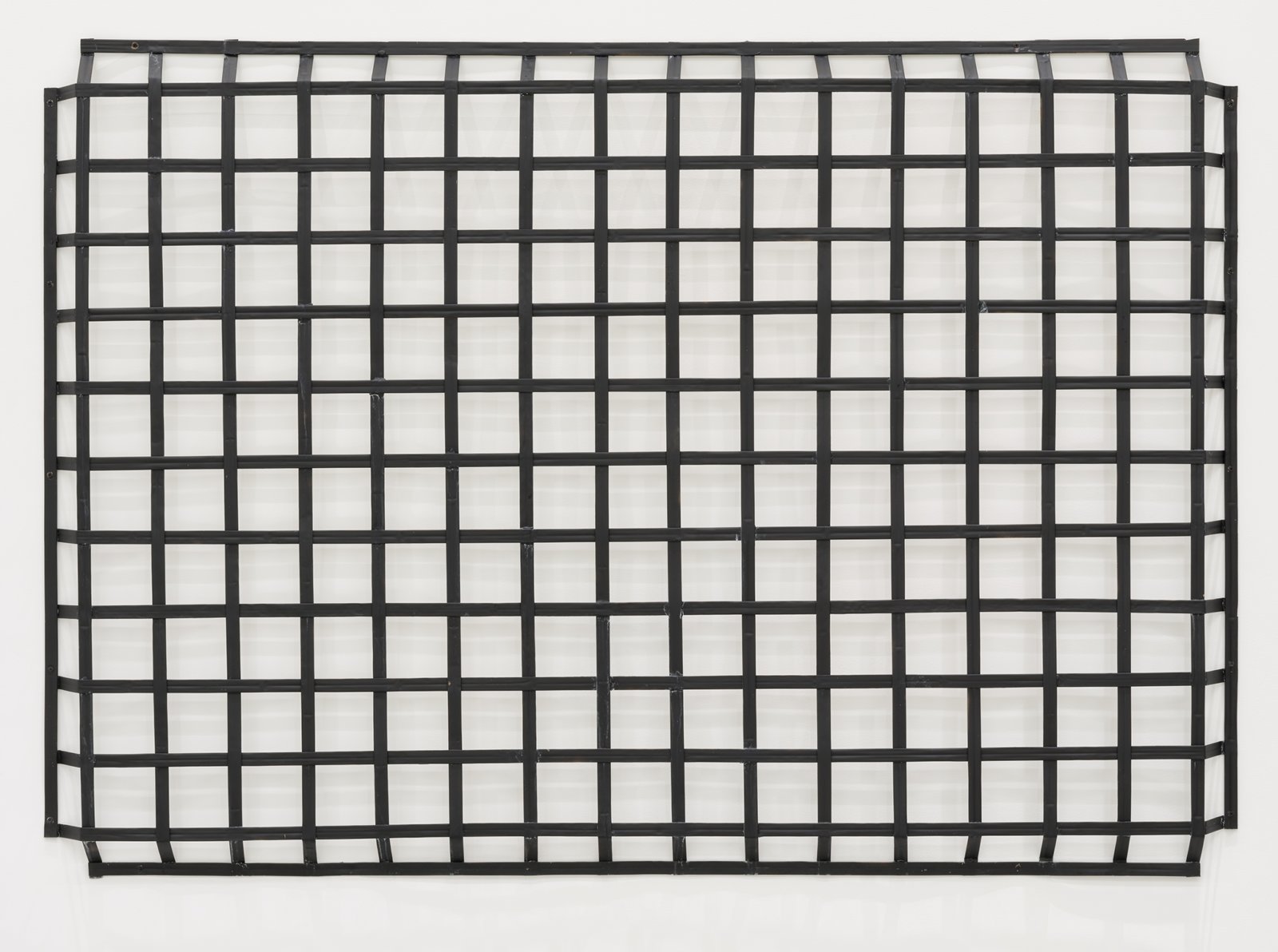 Abbas Akhavan, Grille, 2019, painted copper, 57 x 81 in. (145 x 206 cm)