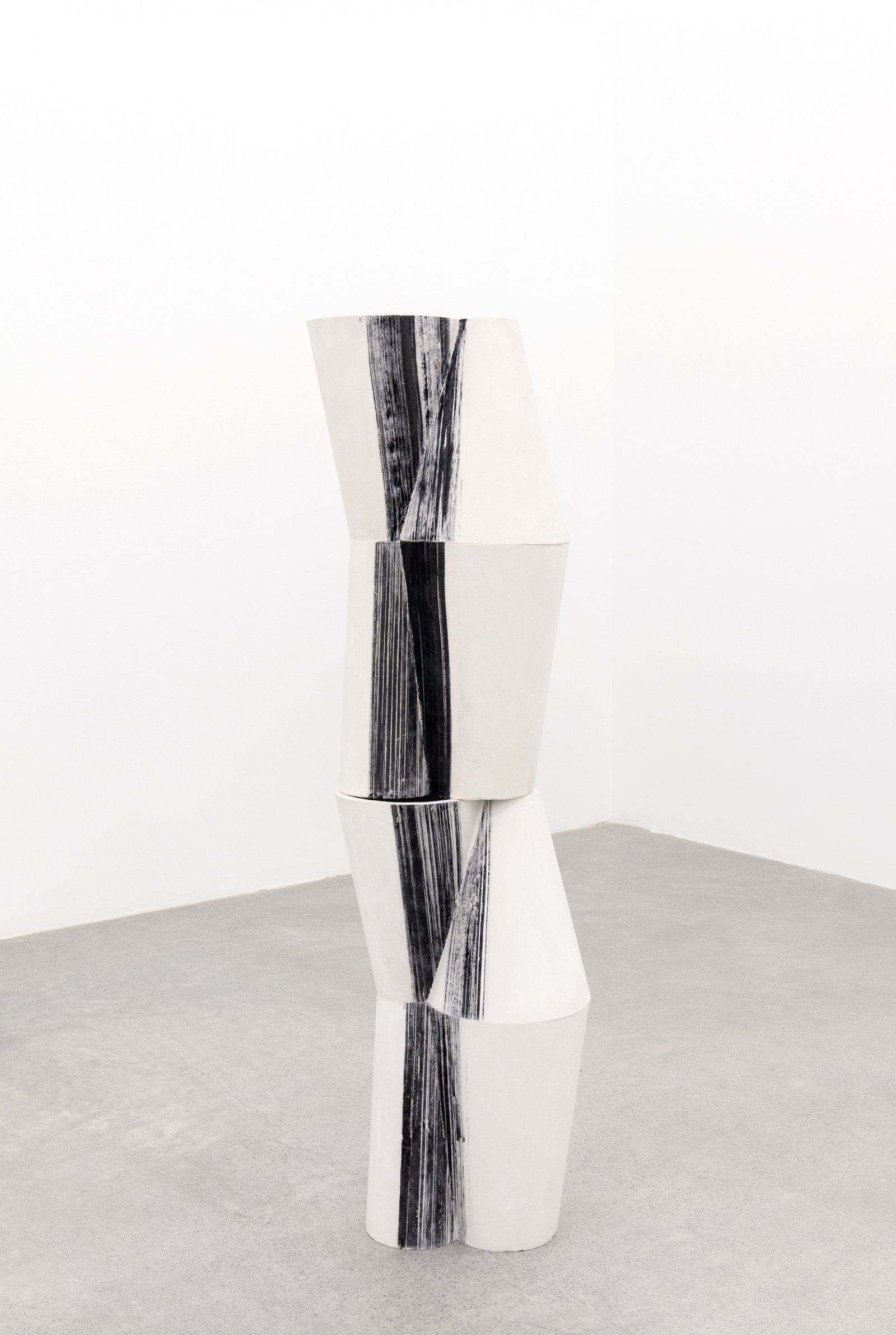​​Valérie Blass, The failure of it all, 2015, gypsum cement, sculpting epoxy dough, 56 x 10 x 16 in. (142 x 26 x 41 cm)​​ by Valérie Blass
