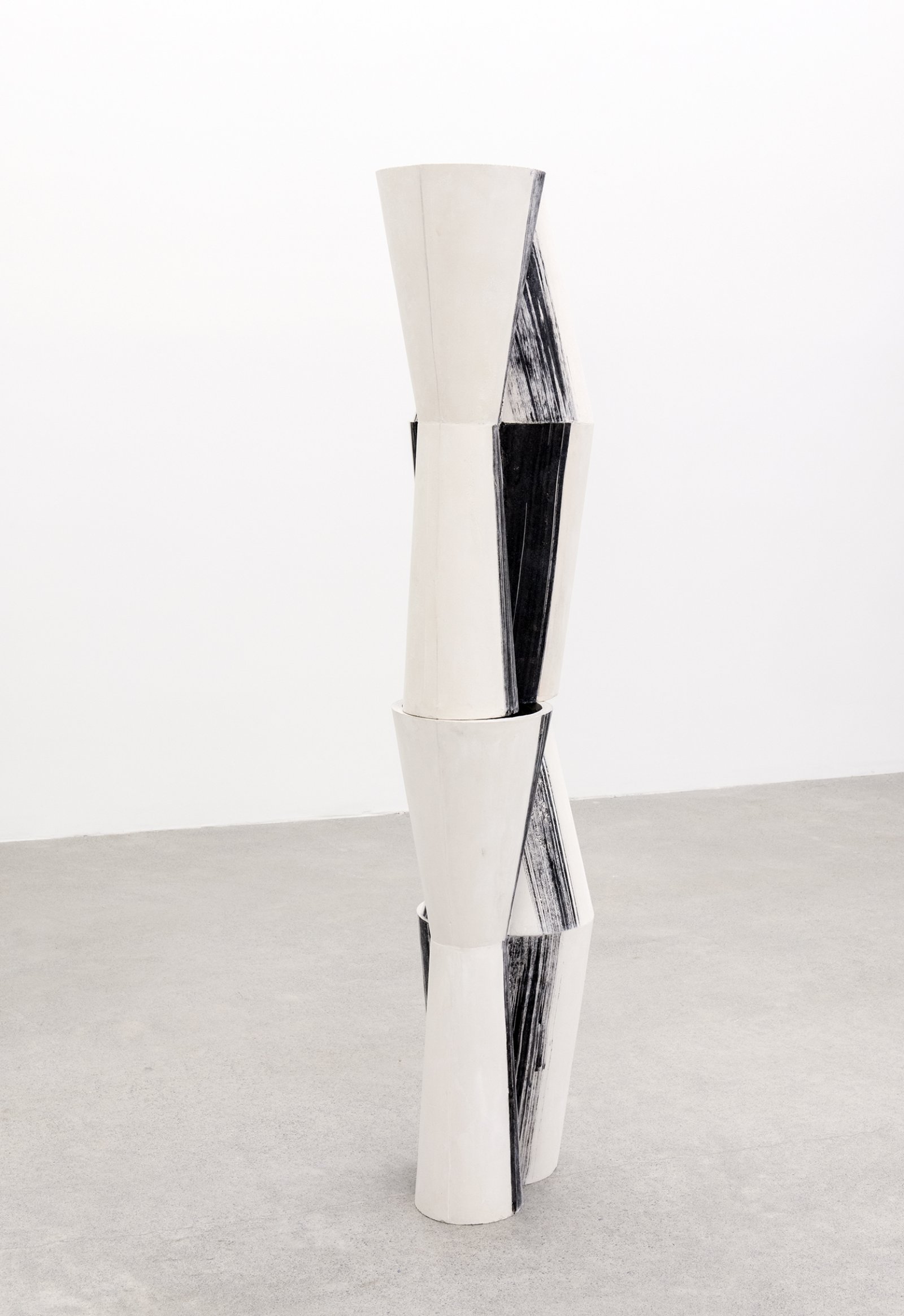 ​​Valérie Blass, The failure of it all, 2015, gypsum cement, sculpting epoxy dough, 56 x 10 x 16 in. (142 x 26 x 41 cm)​​​​ by Valérie Blass