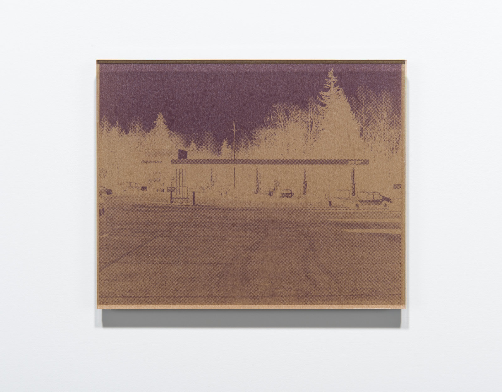 Raymond Boisjoly, 333 Seymour Blvd. North Vancouver, BC, 2012, sunlight, construction paper, acrylic glass, blackened negative, 8 x 10 in. (20 x 25 cm)