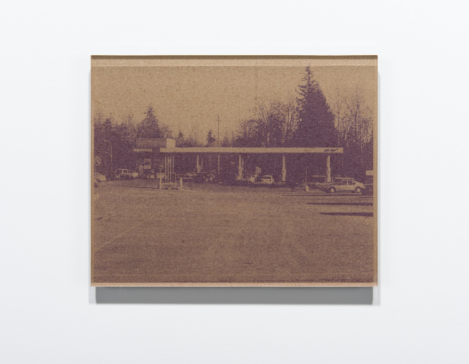 Raymond Boisjoly, 333 Seymour Blvd. North Vancouver, BC, 2012, sunlight, construction paper, acrylic glass, blackened positive, 8 x 10 in. (20 x 25 cm)
