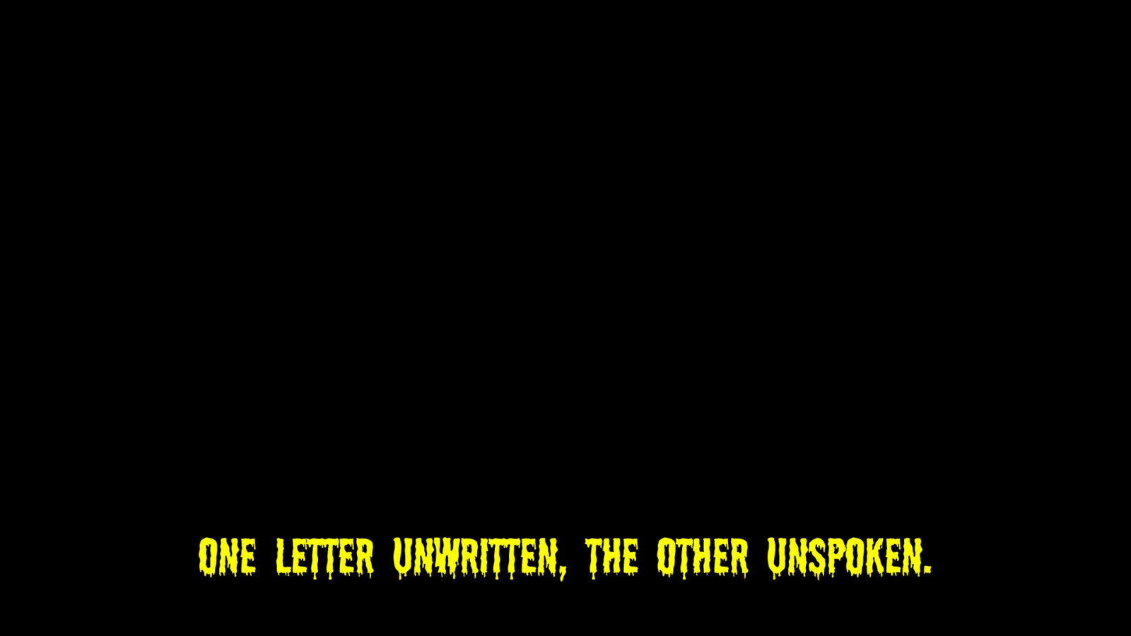 Raymond Boisjoly, Notes on Two Letters: 1958/1965 (still), 2011, HD video projection, 4 minutes, 33 seconds
