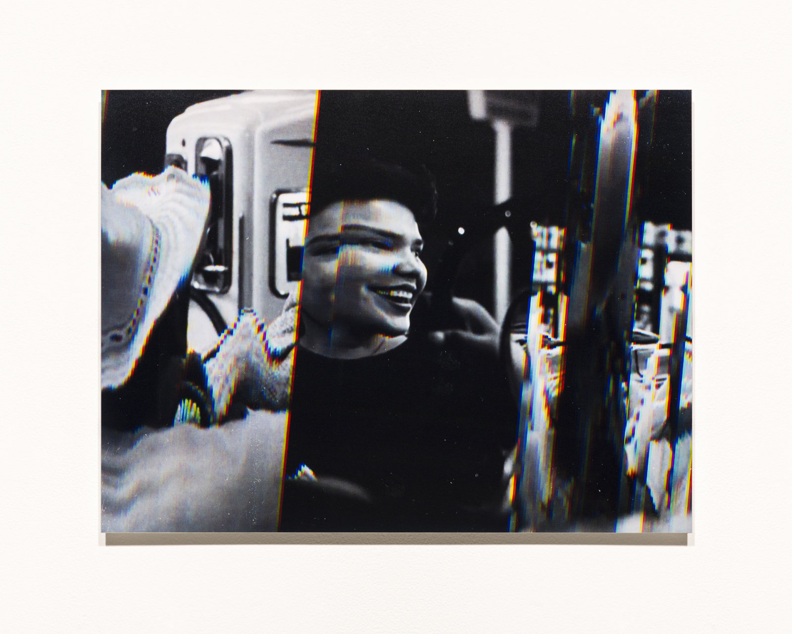 Raymond Boisjoly, Station to Station, 2014, 5 screen resolution lightjet print mounted on dibond, each 18 x 24 in. (46 x 61 cm)