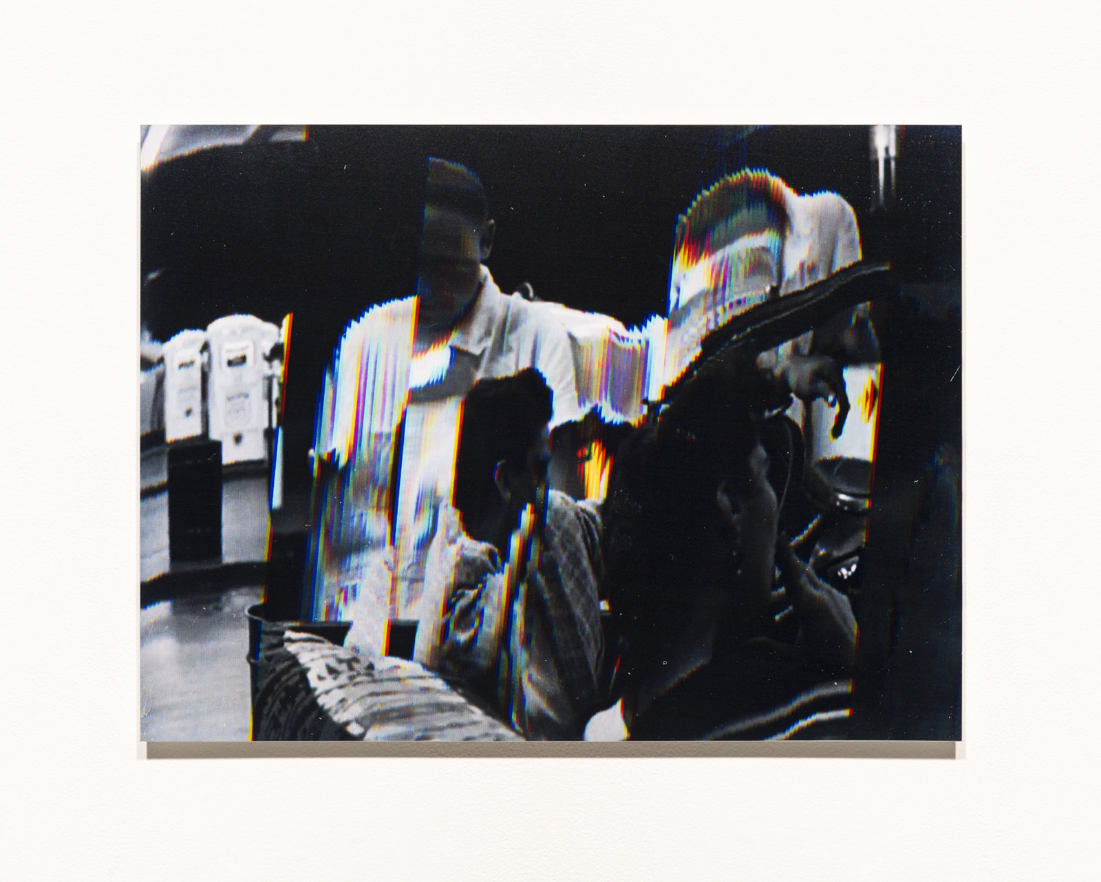 Raymond Boisjoly, Station to Station, 2014, 5 screen resolution lightjet print mounted on dibond, each 18 x 24 in. (46 x 61 cm)