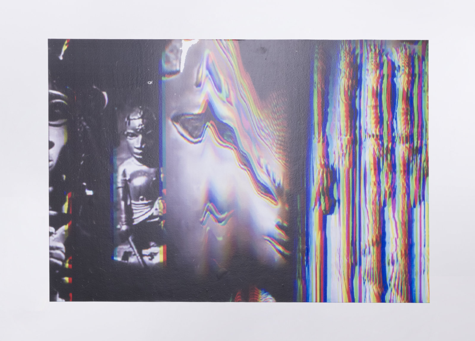 Raymond Boisjoly, Their Makers (Worlds), 2015, solvent-based inkjet print on vinyl, 52 x 75 in. (132 x 191 cm)