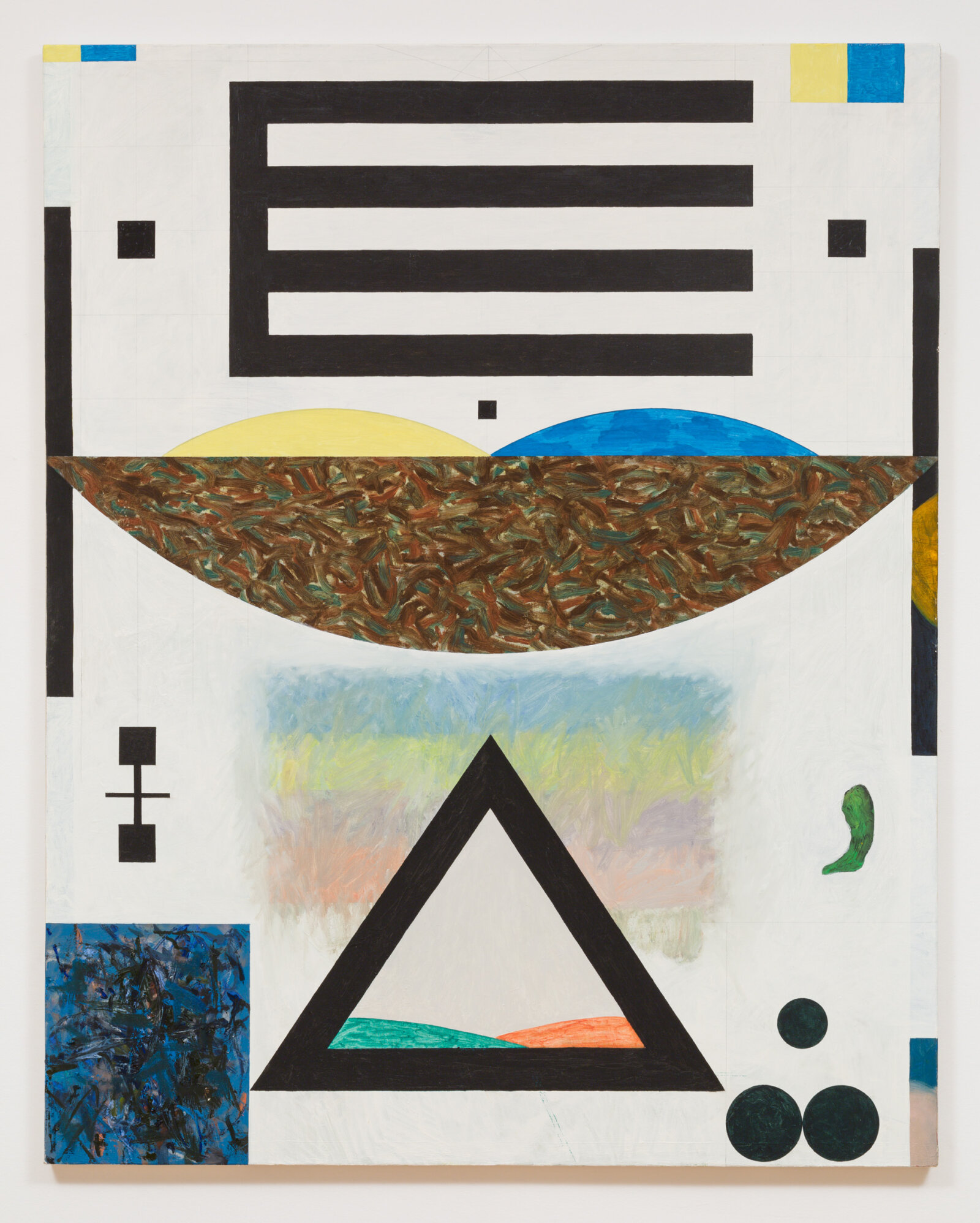 Eli Bornowsky, Flying Machine, 2014, oil and graphite on canvas, 48 x 60 in. (122 x 152 cm)