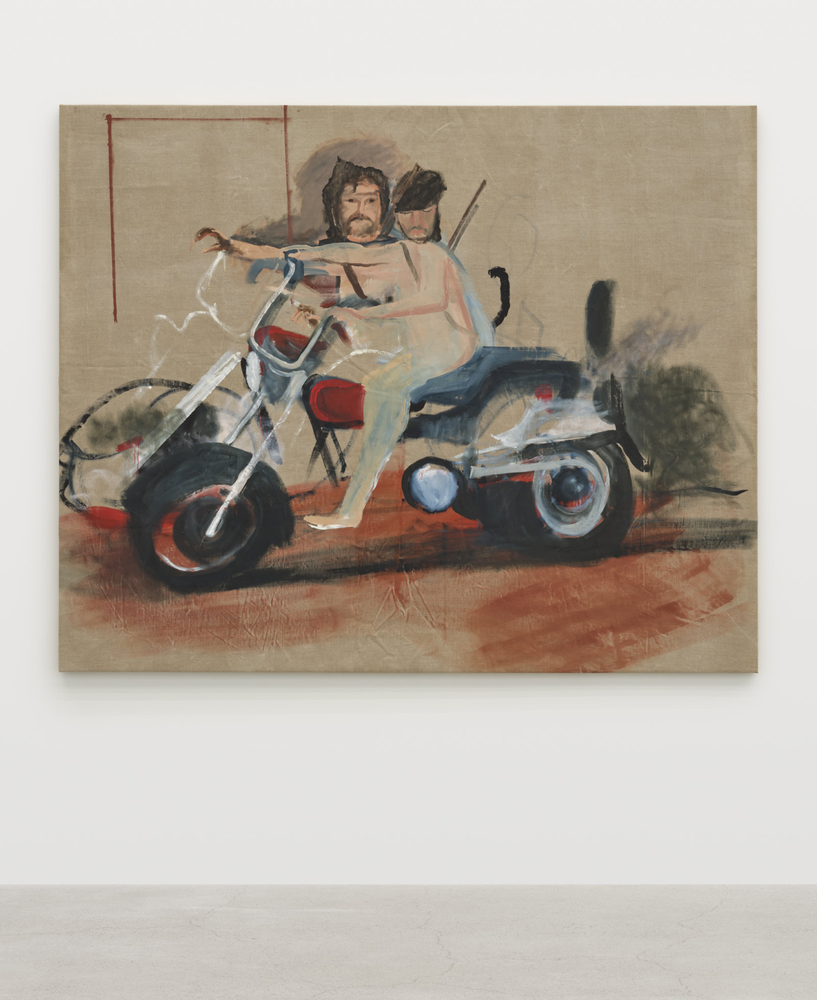 Brenda Draney, Chrome, 2023, oil on linen, 64 x 79 in. (163 x 201 cm)