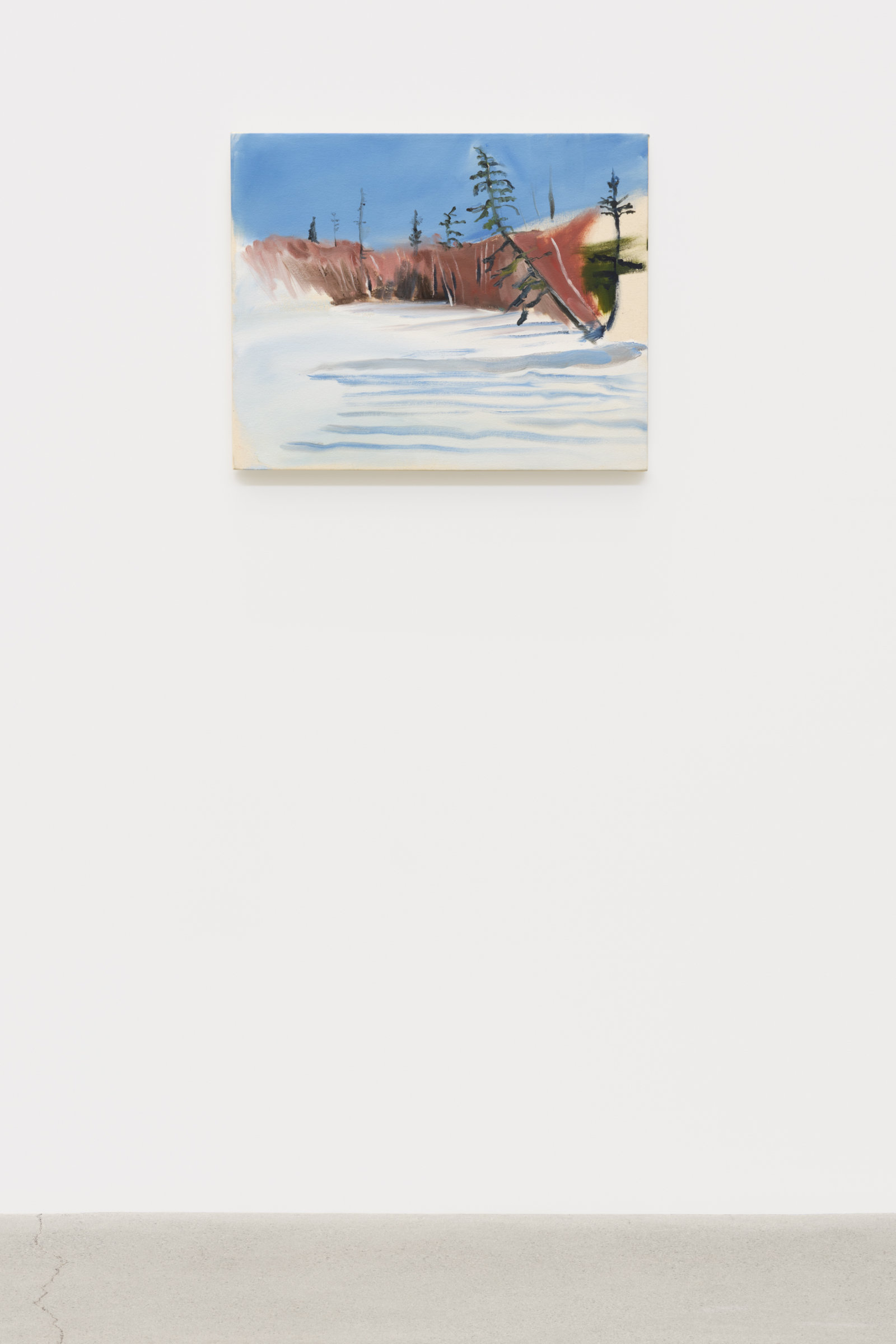 Brenda Draney, Lake, 2012, oil on canvas, 20 x 25 in. (51 x 64 cm)