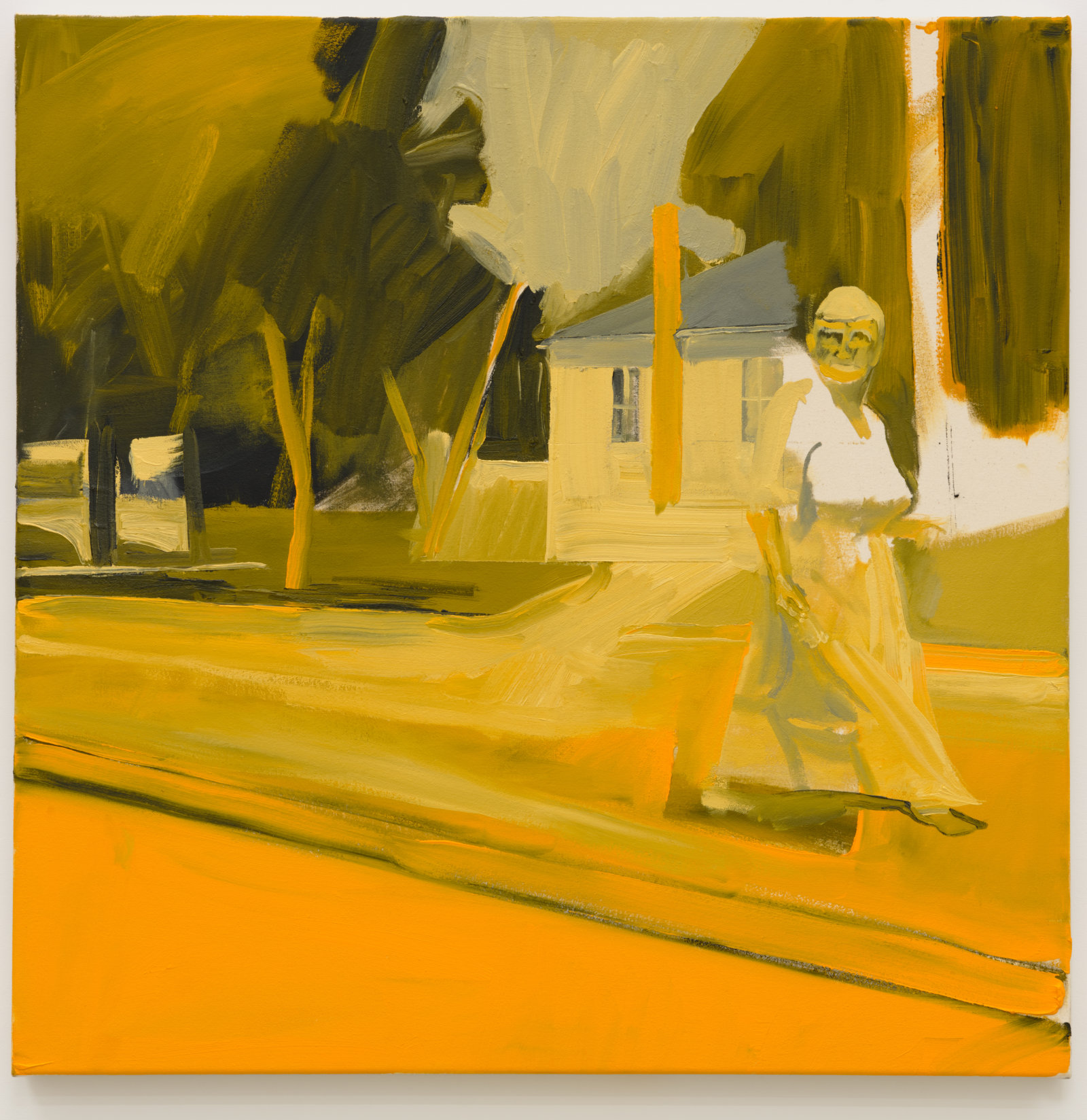 Brenda Draney, Procession, 2013, oil on canvas, 36 x 36 in. (91 x 91 cm)