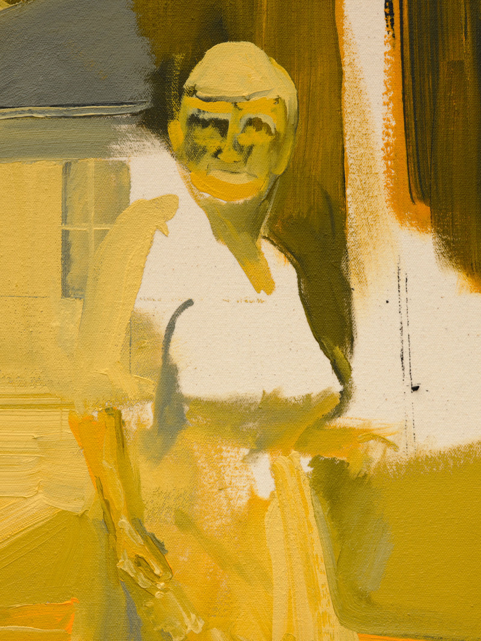 Brenda Draney, Procession (detail), 2013, oil on canvas, 36 x 36 in. (91 x 91 cm)
