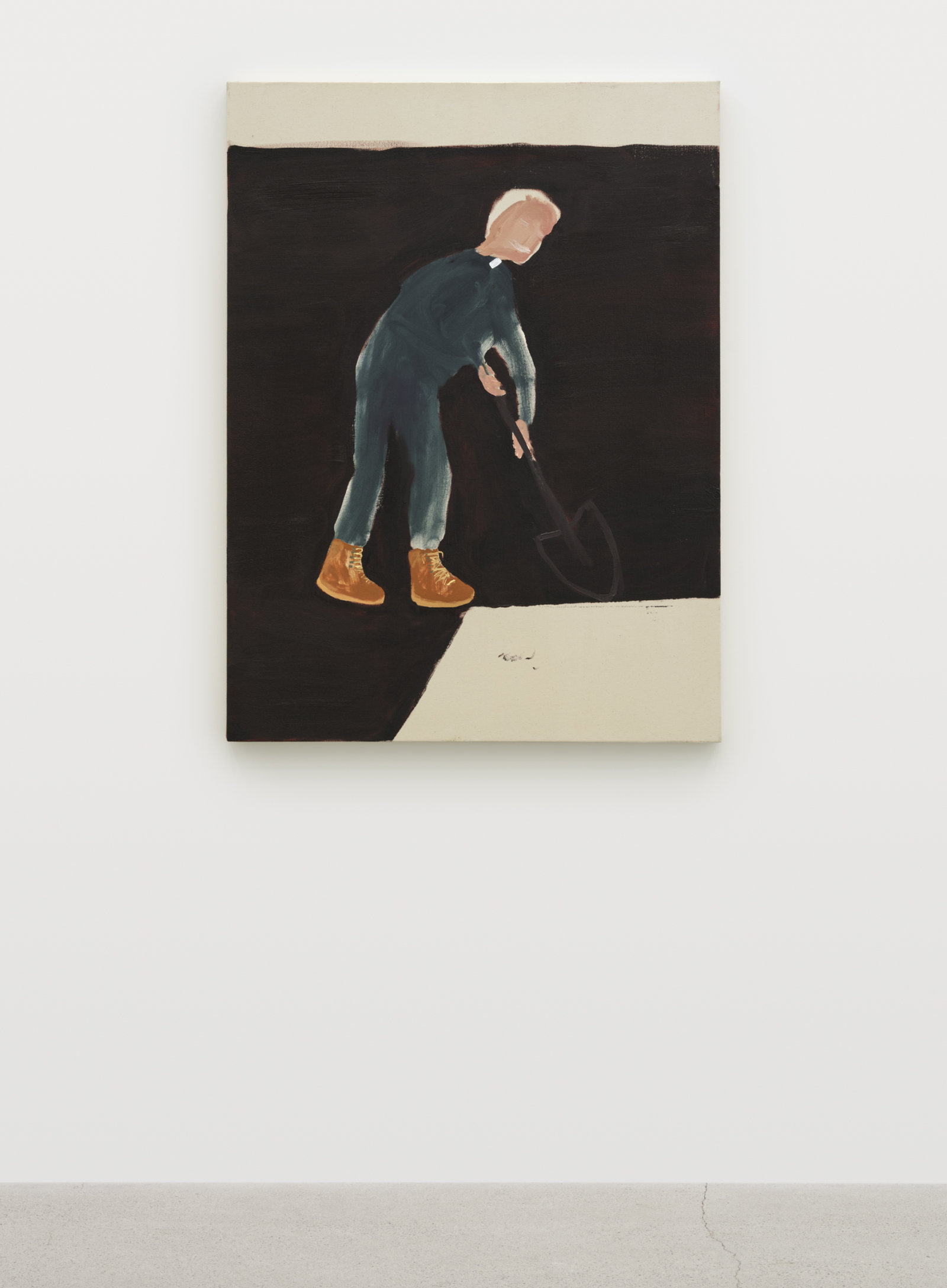 Brenda Draney, Work Boots, 2023, oil on canvas, 48 x 36 in. (122 x 92 cm)