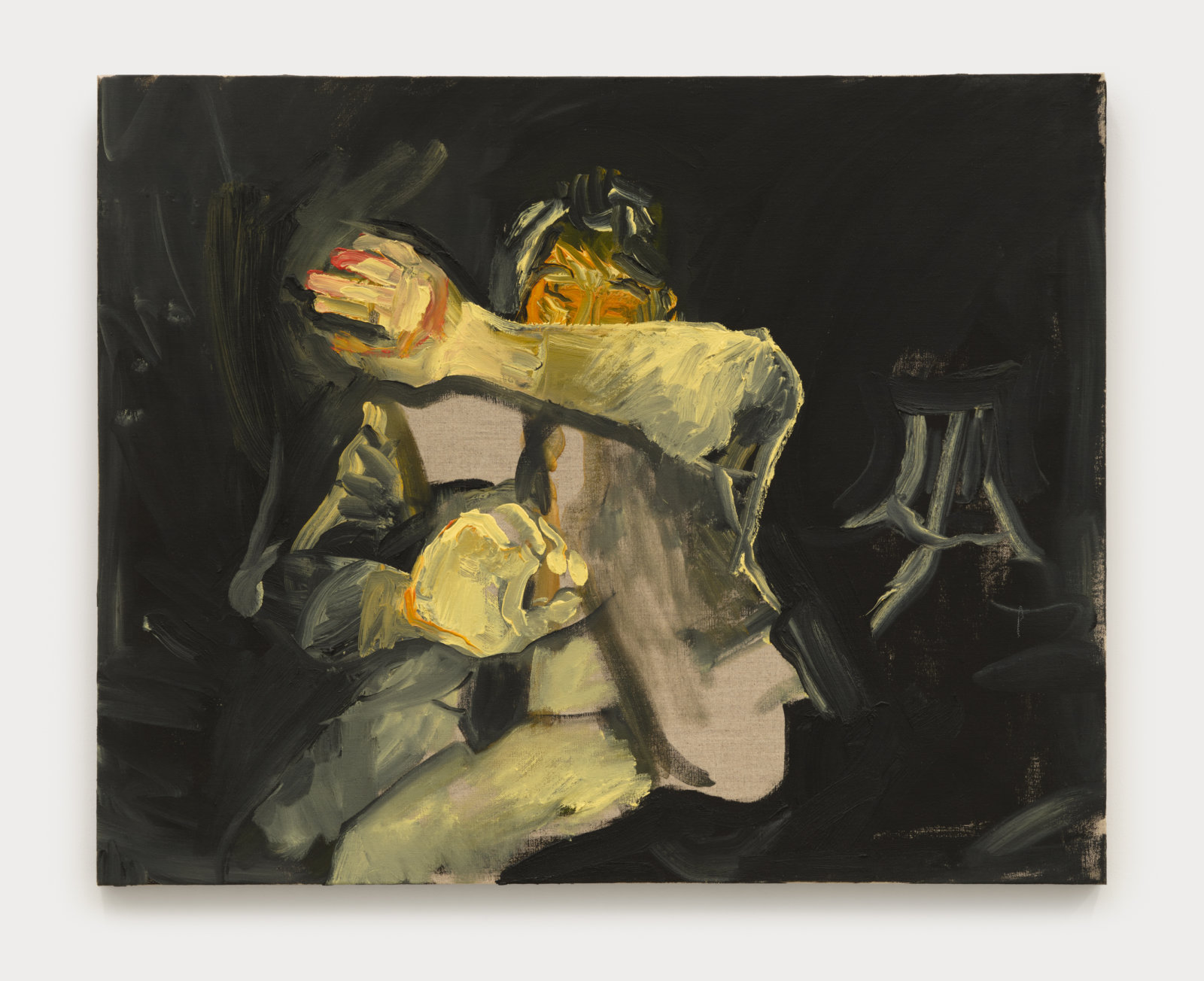 Brenda Draney, Yellow Arm, 2013, oil on canvas, 24 x 30 in. (61 x 76 cm) 