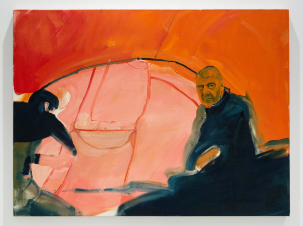Brenda Draney, Tent, 2012, oil on linen, 36 x 48 in. (91 x 122 cm)