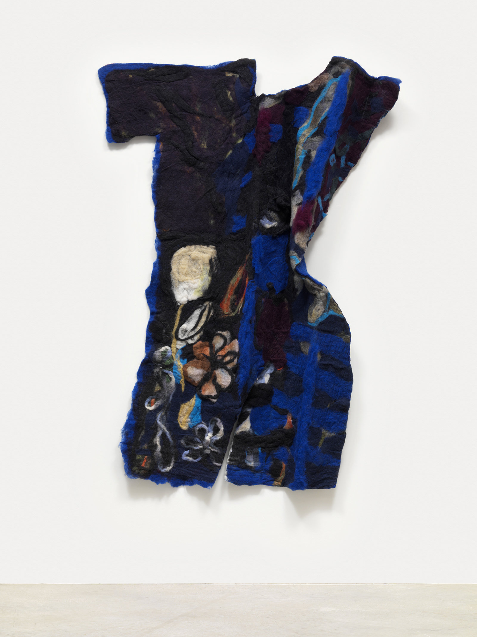 Rebecca Brewer, Balthus, 2016, wool felt, resin 42 x 35 in. (107 x 92 cm)