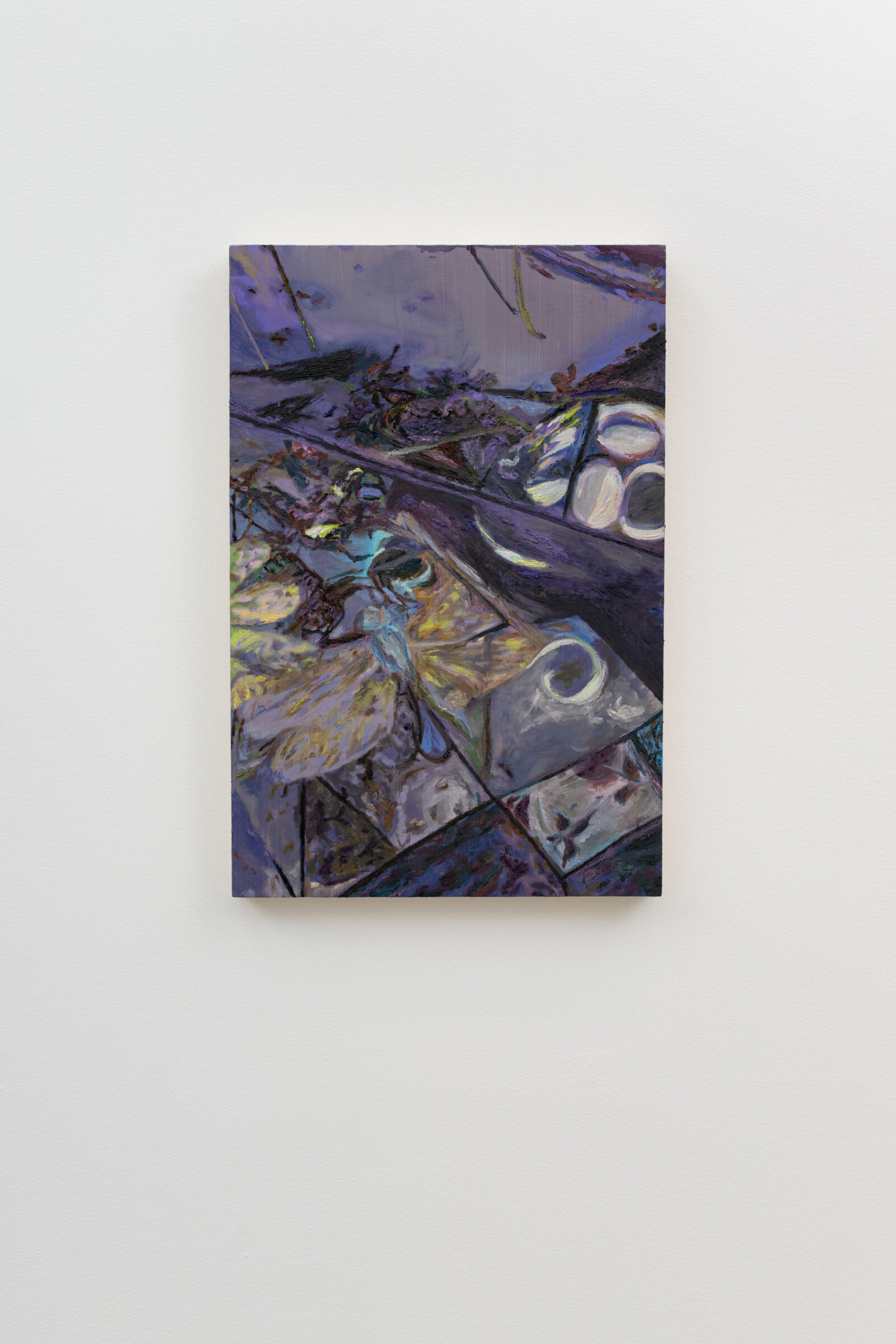 Rebecca Brewer, Outer Envelope, 2024, oil on panel, 30 x 20 in. (76 x 51 cm)