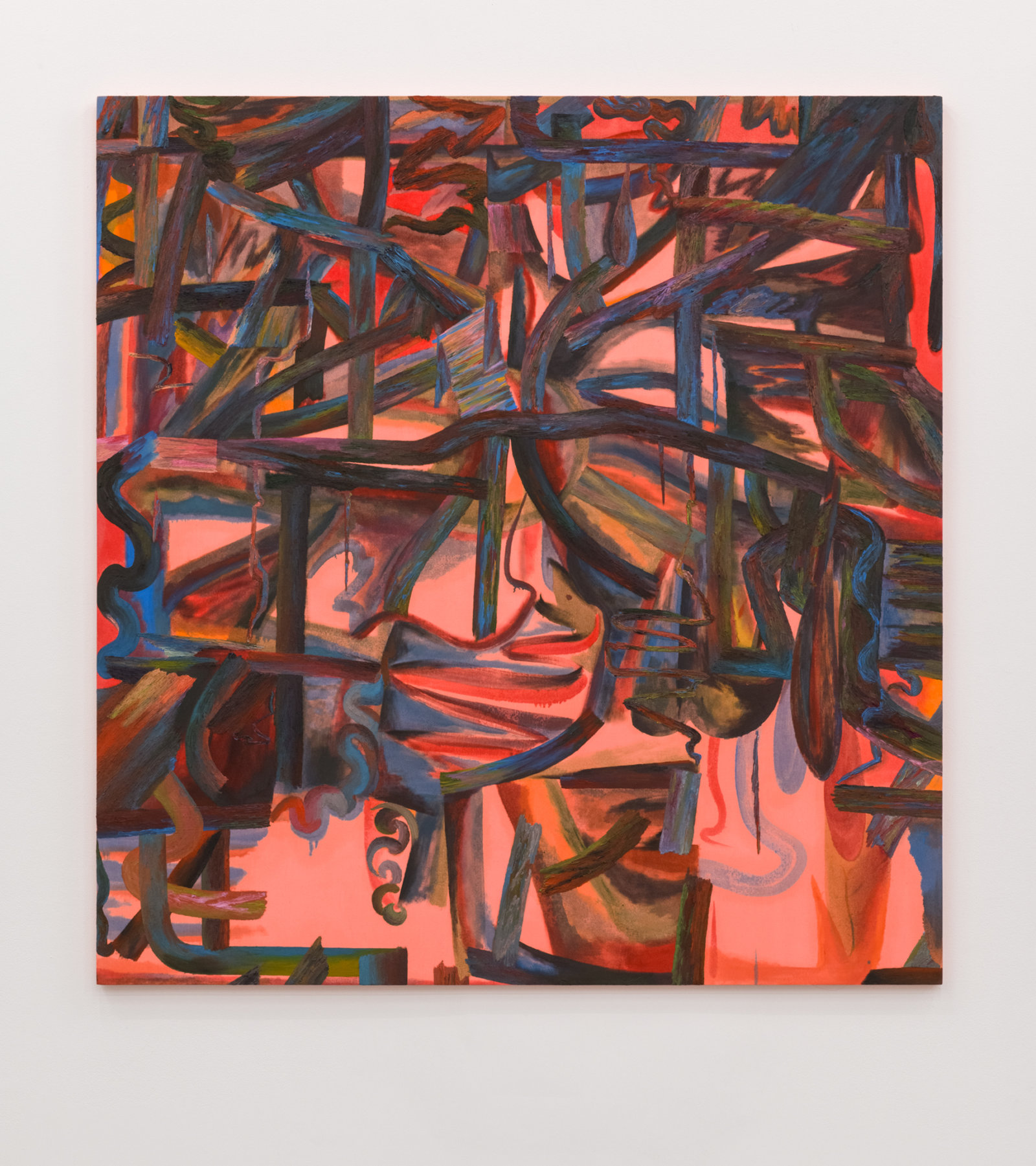 Rebecca Brewer, Sad Diva, 2016, oil on linen on panel, 60 x 57 in. (153 x 145 cm)