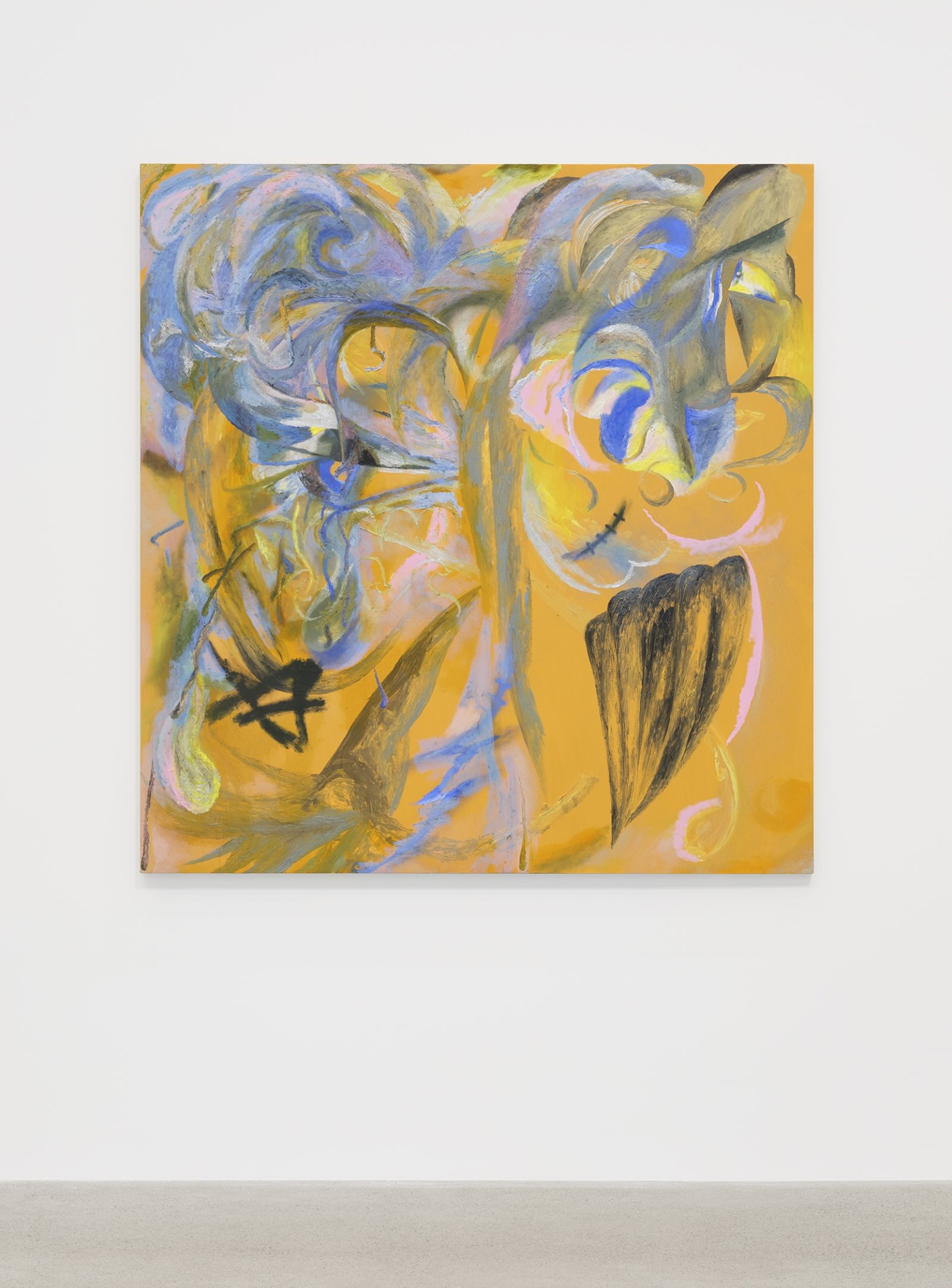 Rebecca Brewer, Twice Exceptional, 2019, oil on wood panel, 60 x 57 in. (152 x 145 cm)