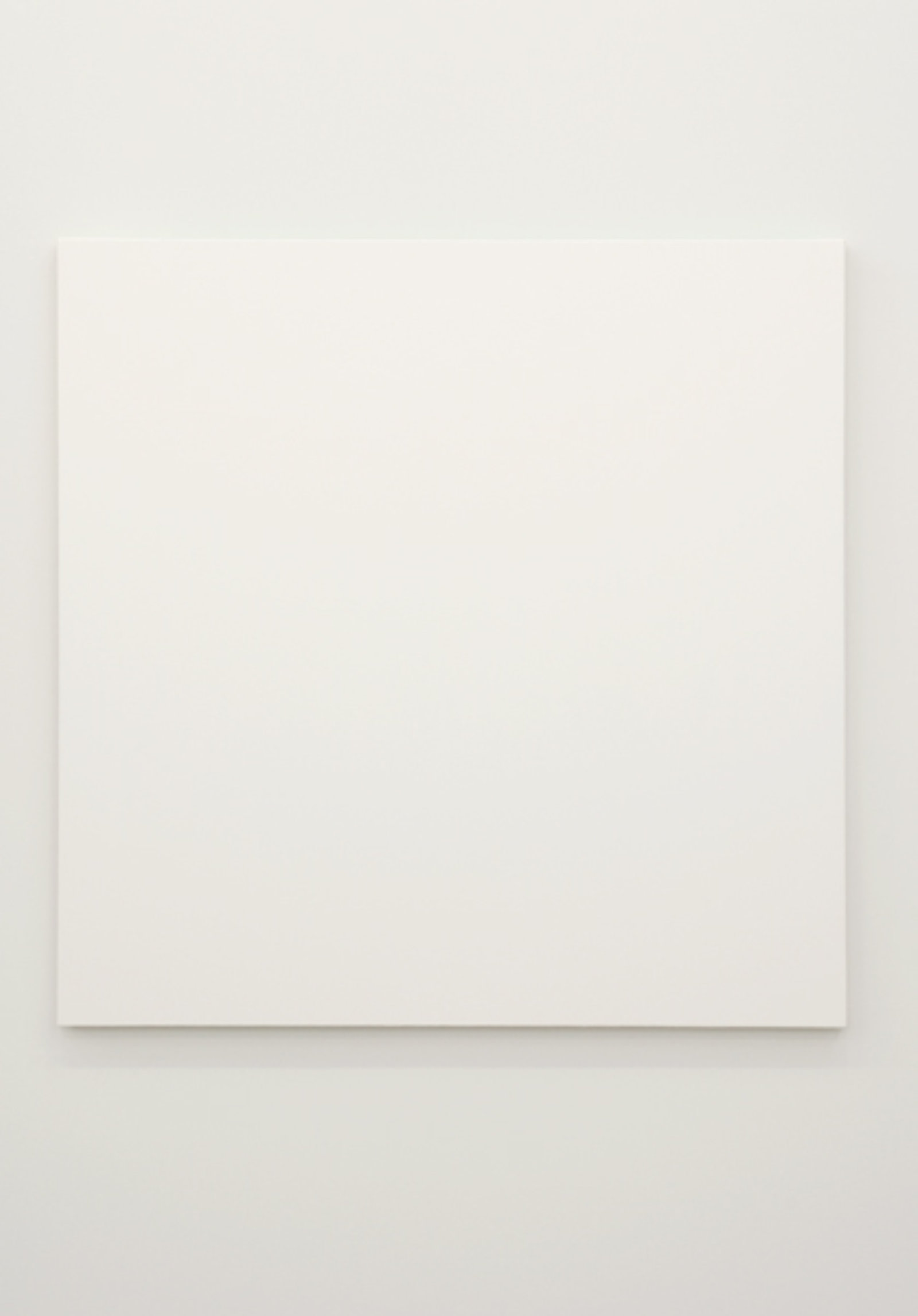 ​Arabella Campbell, Three Surfaces–One Colour, 2007, acrylic on 10 oz. cotton duck canvas, green painter's tape, 48 x 48 in. (122 x 122 cm)​ by 