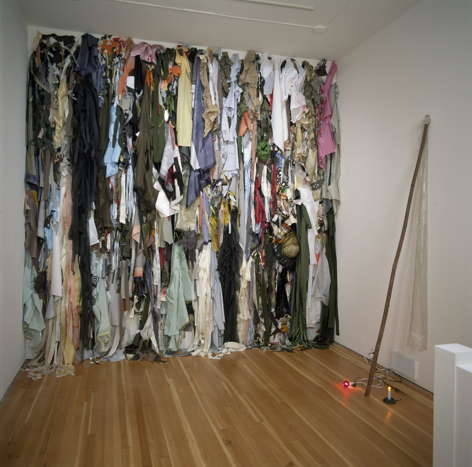 Geoffrey Farmer, Every surface in someway decorated, altered, or changed forever (except the float), 2004, mixed media, dimensions variable