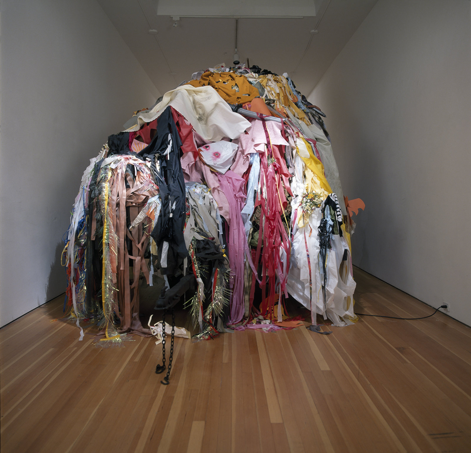 Geoffrey Farmer, Every surface in someway decorated, altered, or changed forever (except the float), 2004, mixed media, dimensions variable