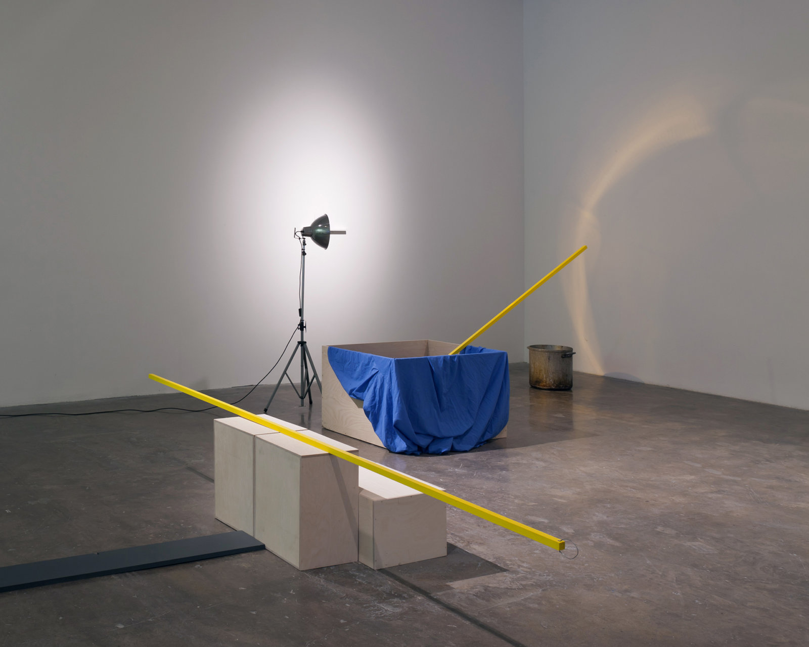 Geoffrey Farmer and Jeremy Millar, Mondegreen, 2011, variable components and dimensions. Installation view, Mondegreen, Projects Art Centre, Dublin, 2011