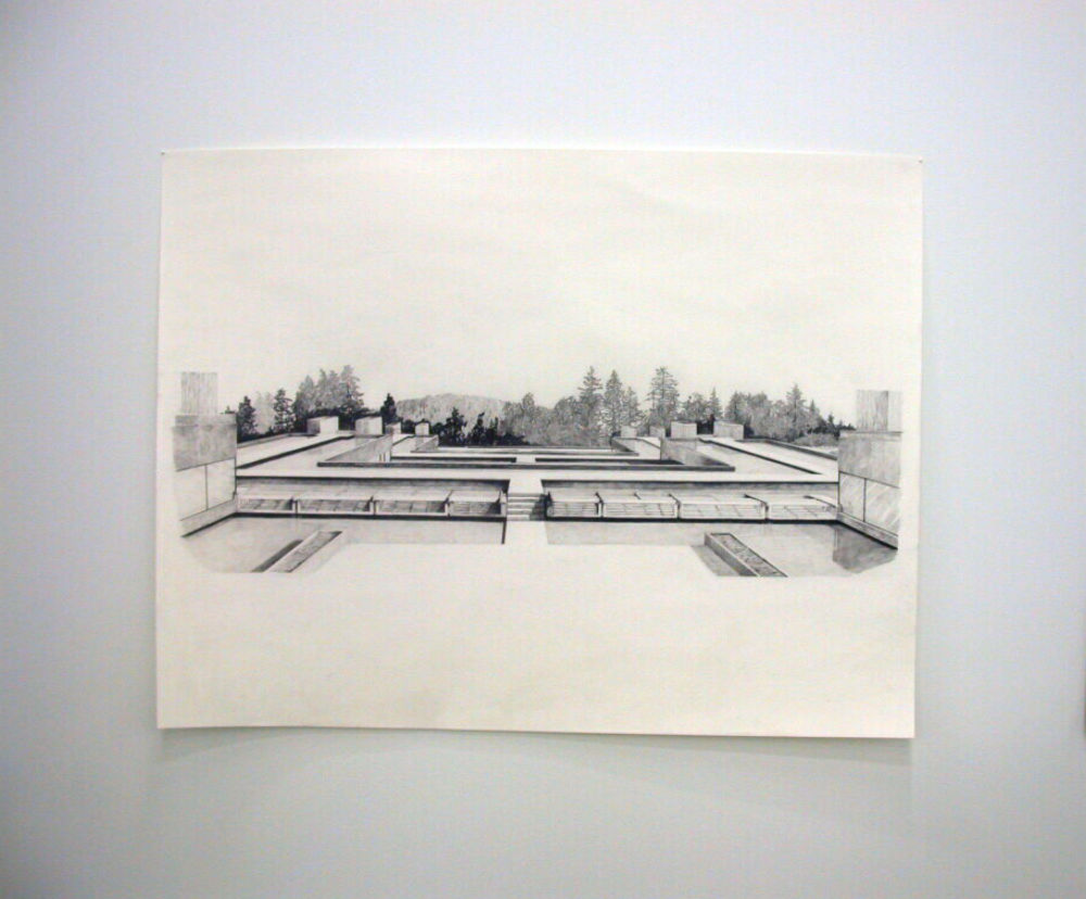 ​Alex Morrison, Untitled, 2006, graphite drawing, 38 x 50 in. (97 x 127 cm) by 