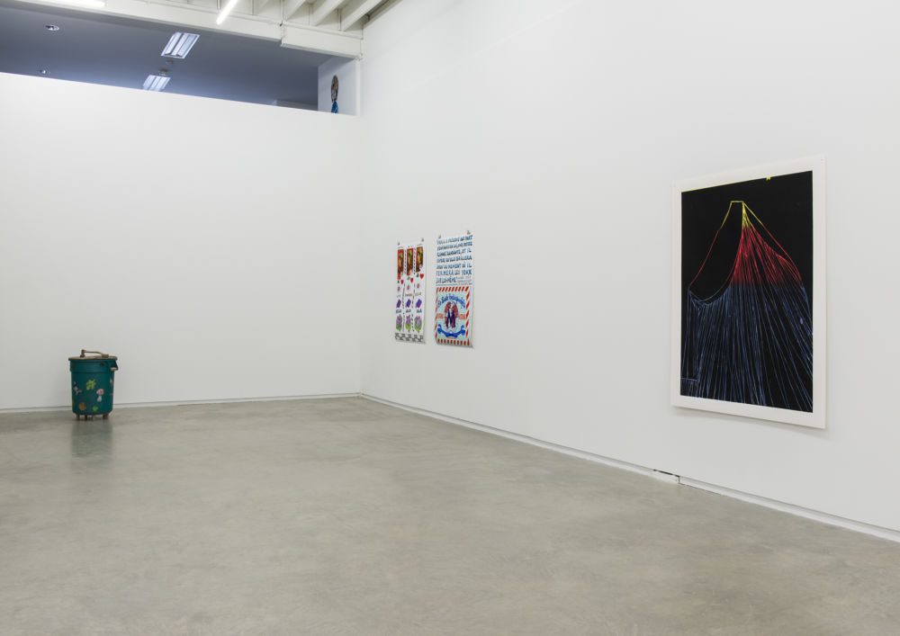 ​Andrea Büttner, Joëlle de La Casinière, Gareth Moore, installation view, 2013​ by 
