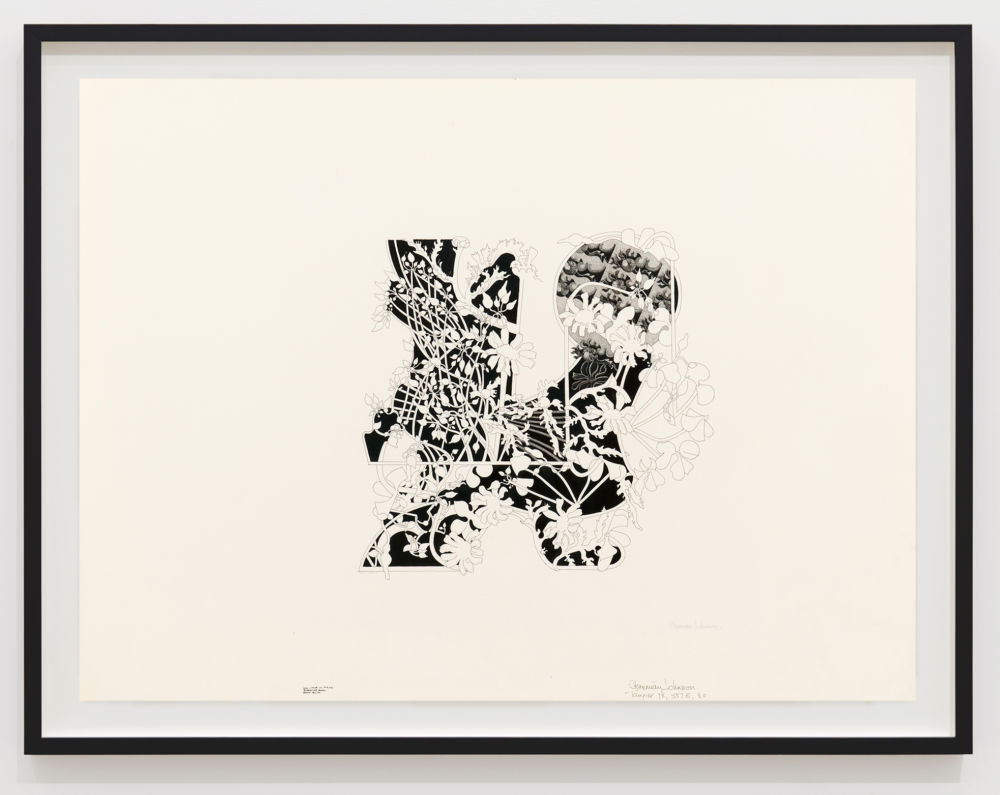 ​Charmian Johnson, not titled, 1978–80, ink and graphite on paper, 26 x 34 in. (65 x 85 cm) by 