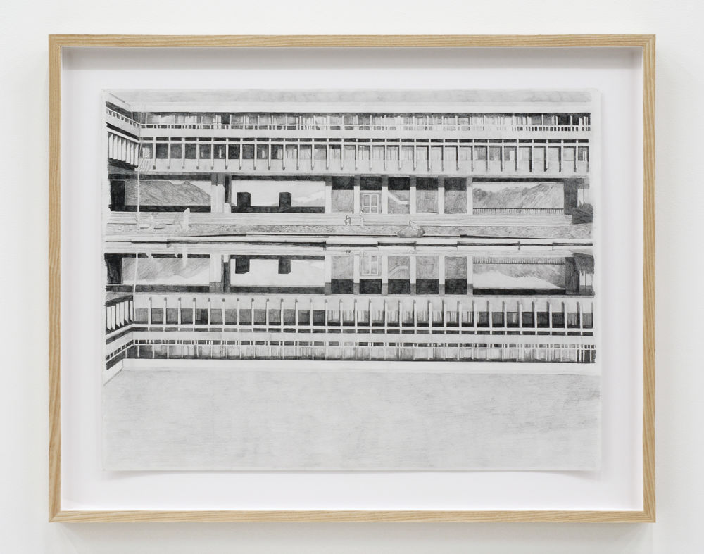 Alex Morrison, The Poetics of Grey (No. 14), 2007, graphite on paper, 26 x 32 in. (65 x 80 cm) by 