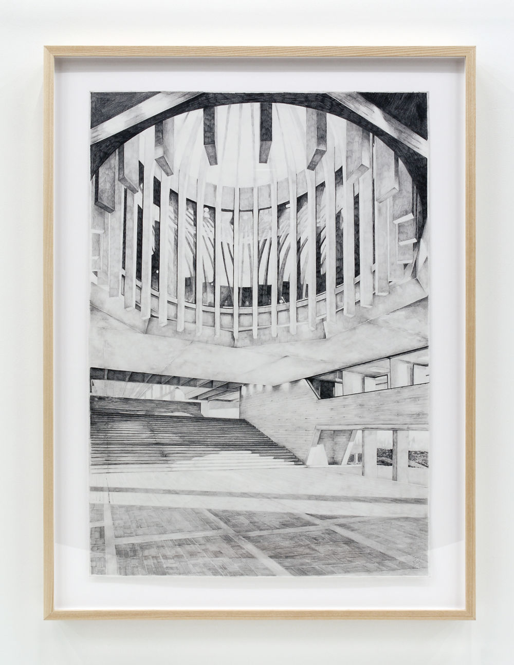 Alex Morrison, The Poetics of Grey (No. 12), 2007, graphite on paper, 46 x 35 in. (118 x 88 cm) by 