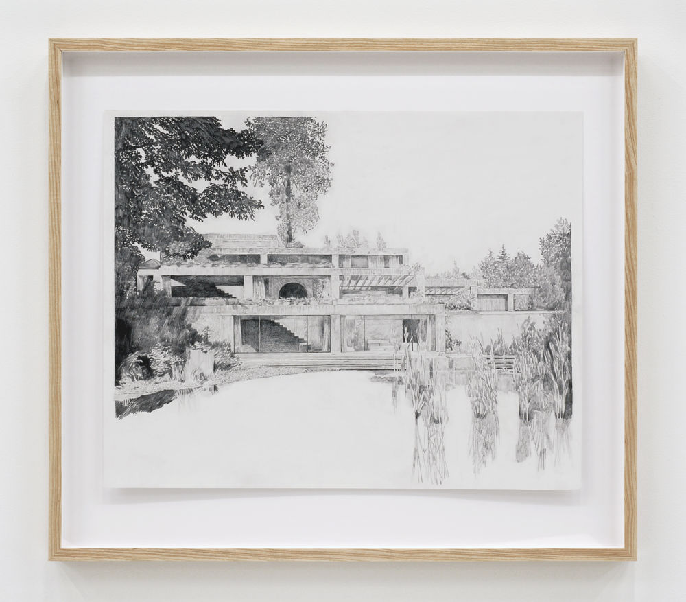​Alex Morrison, The Poetics of Grey (No. 13), 2007, graphite on paper, 26 x 29 in. (65 x 72 cm) by 