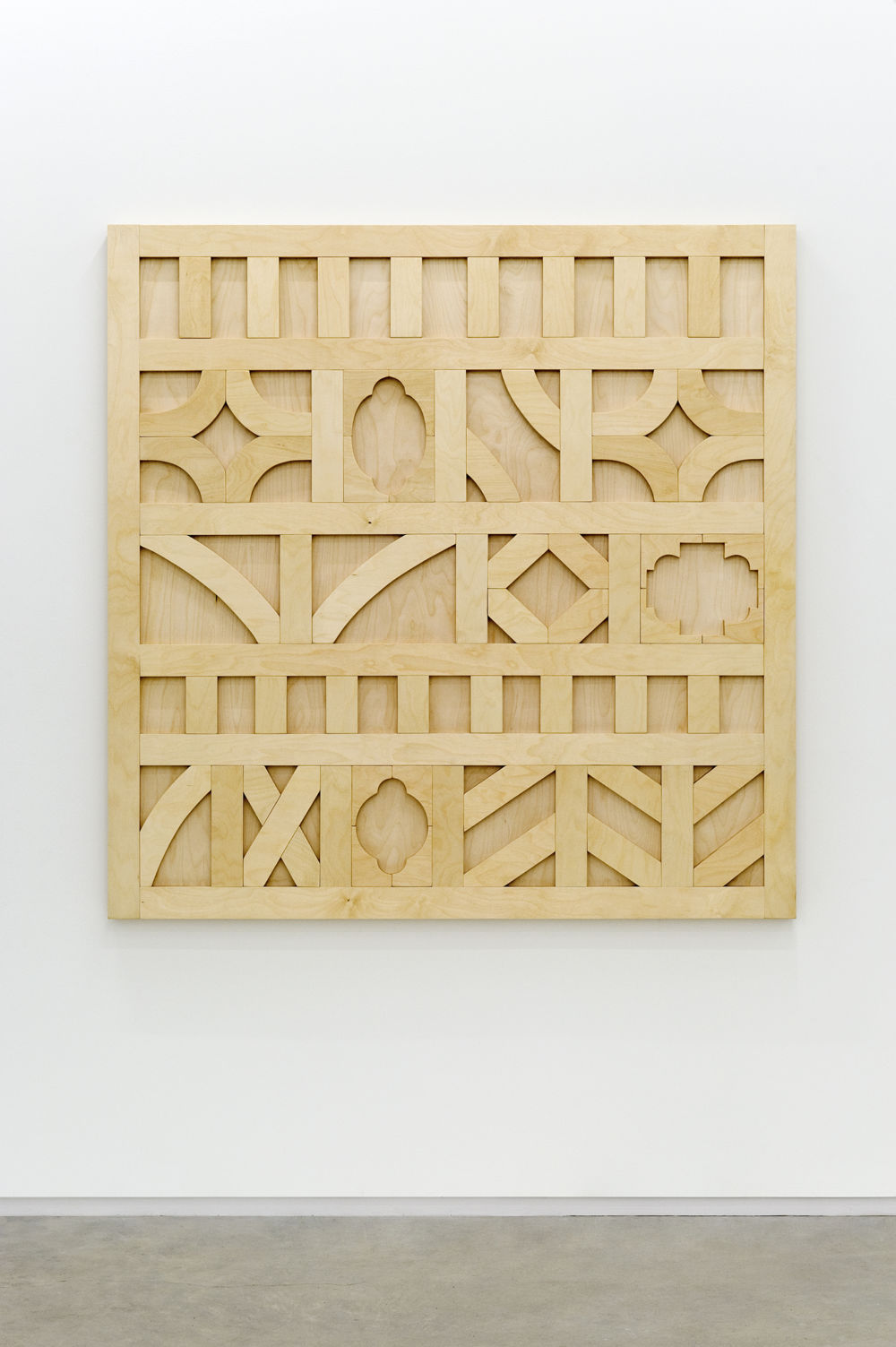 ​Alex Morrison, New Olde, 2011, baltic plywood, 60 x 60 x 2 1/4 in. (152 x 152 x 6 cm) by 