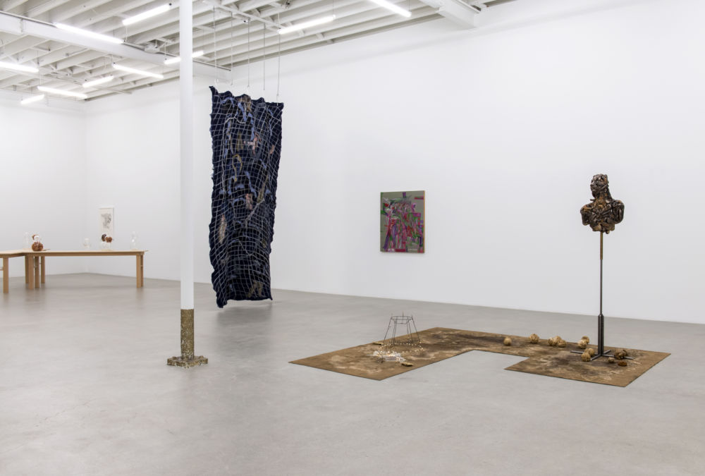 ​Rebecca Brewer, Rochelle Goldberg, Charmian Johnson, Christina Mackie, installation view, ​Nature​, Catriona Jeffries, Vancouver, 2018 by 