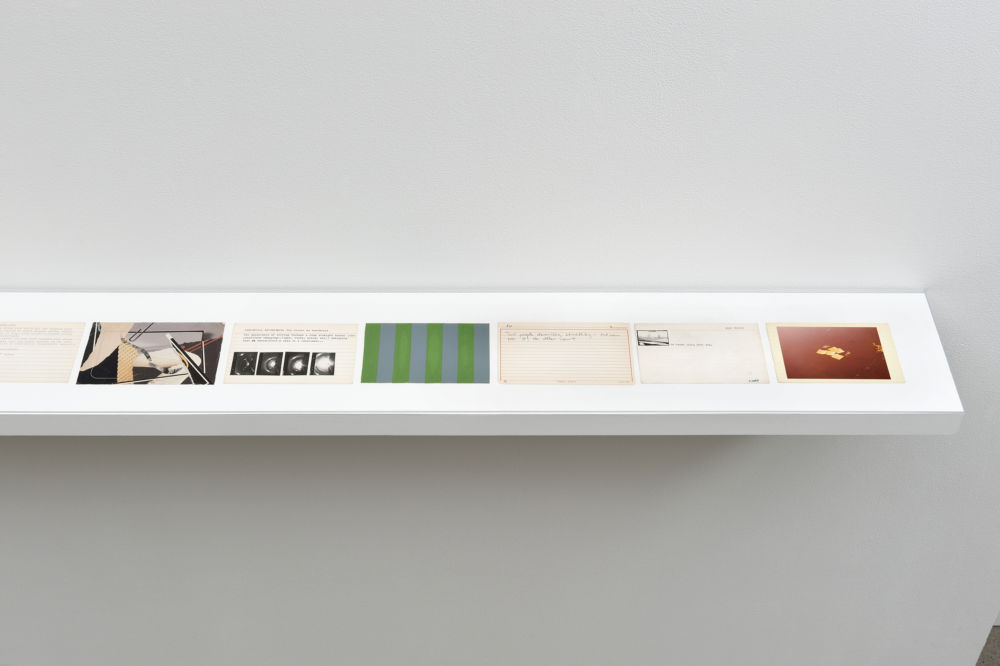 Robert Kleyn, Index Cards, 1972–1984, mixed media on paper, dimensions variable  ​ by 