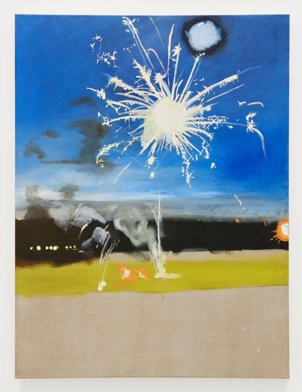 Brenda Draney, Midnight Sun 1, 2020, oil on linen, 48 x 36 in. (122 x 91 cm) by 
