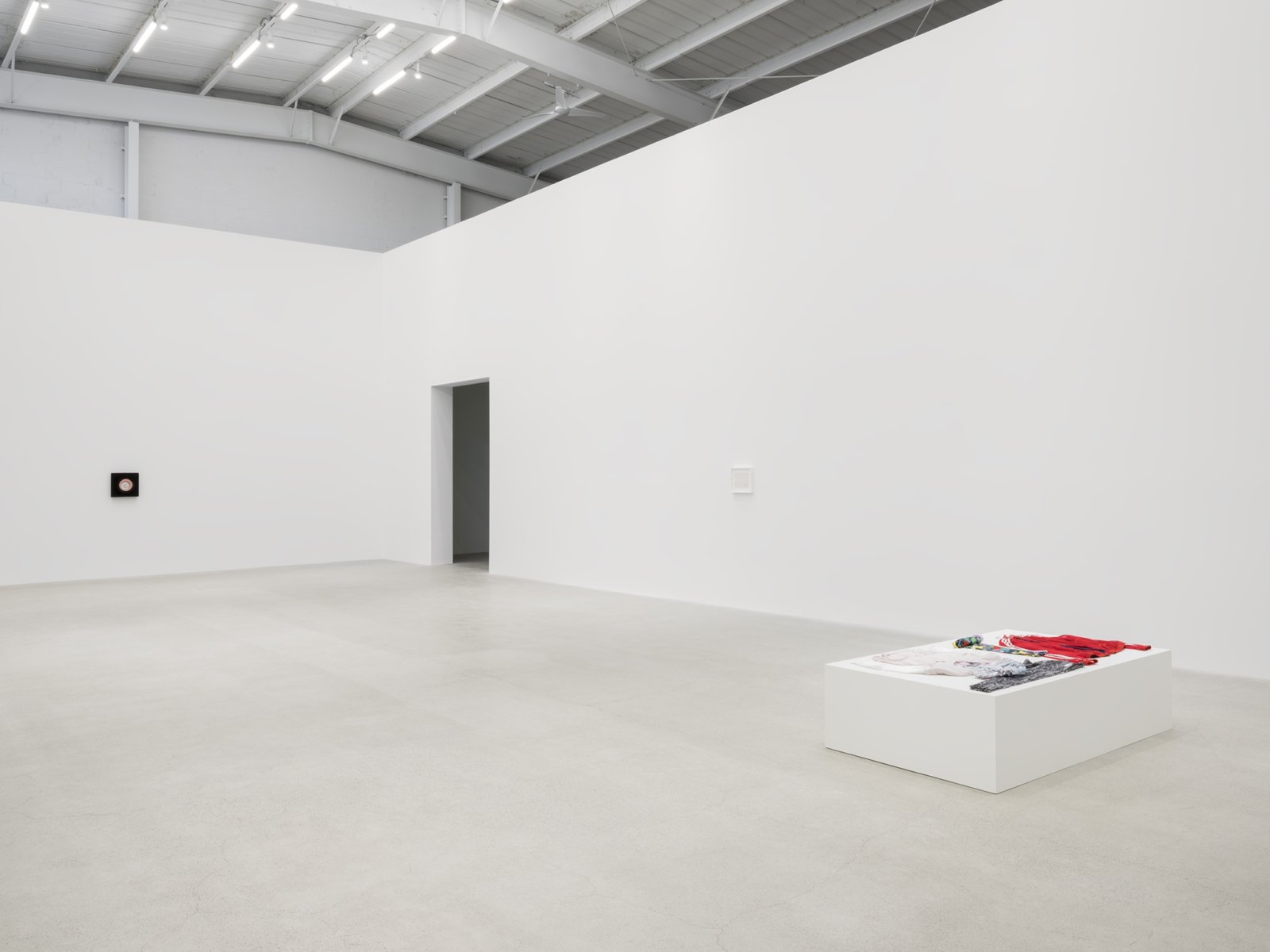 Marcel Duchamp, On Kawara, Tanya Lukin Linklater, installation view, Unexplained Parade, Catriona Jeffries, Vancouver, April 27, 2019