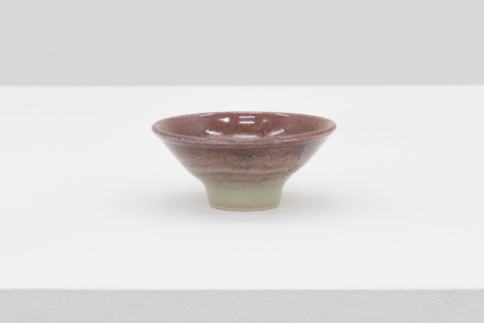 Charmian Johnson, not titled, date unknown, glazed ceramic, 2 x 3 x 3 in. (4 x 8 x 8 cm)