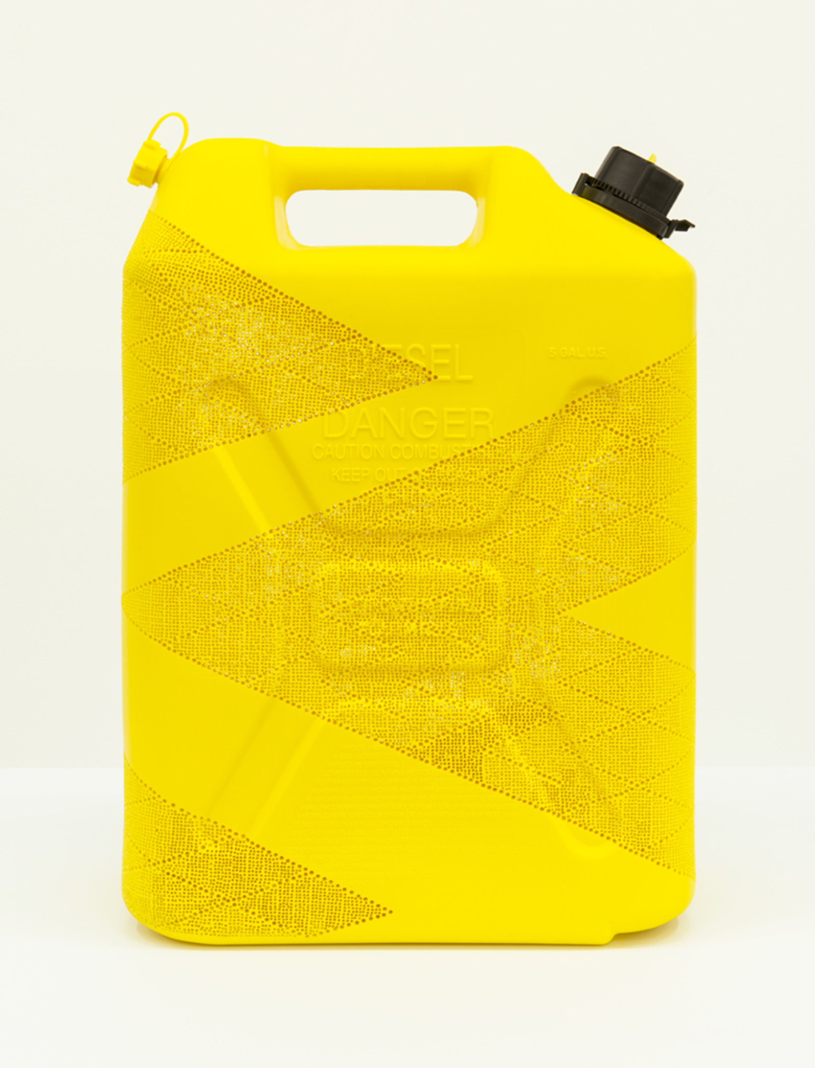 Brian Jungen, Chevron 1, 2012, carved diesel jug, 20 x 13 x 7 in. (50 x 33 x 18 cm)