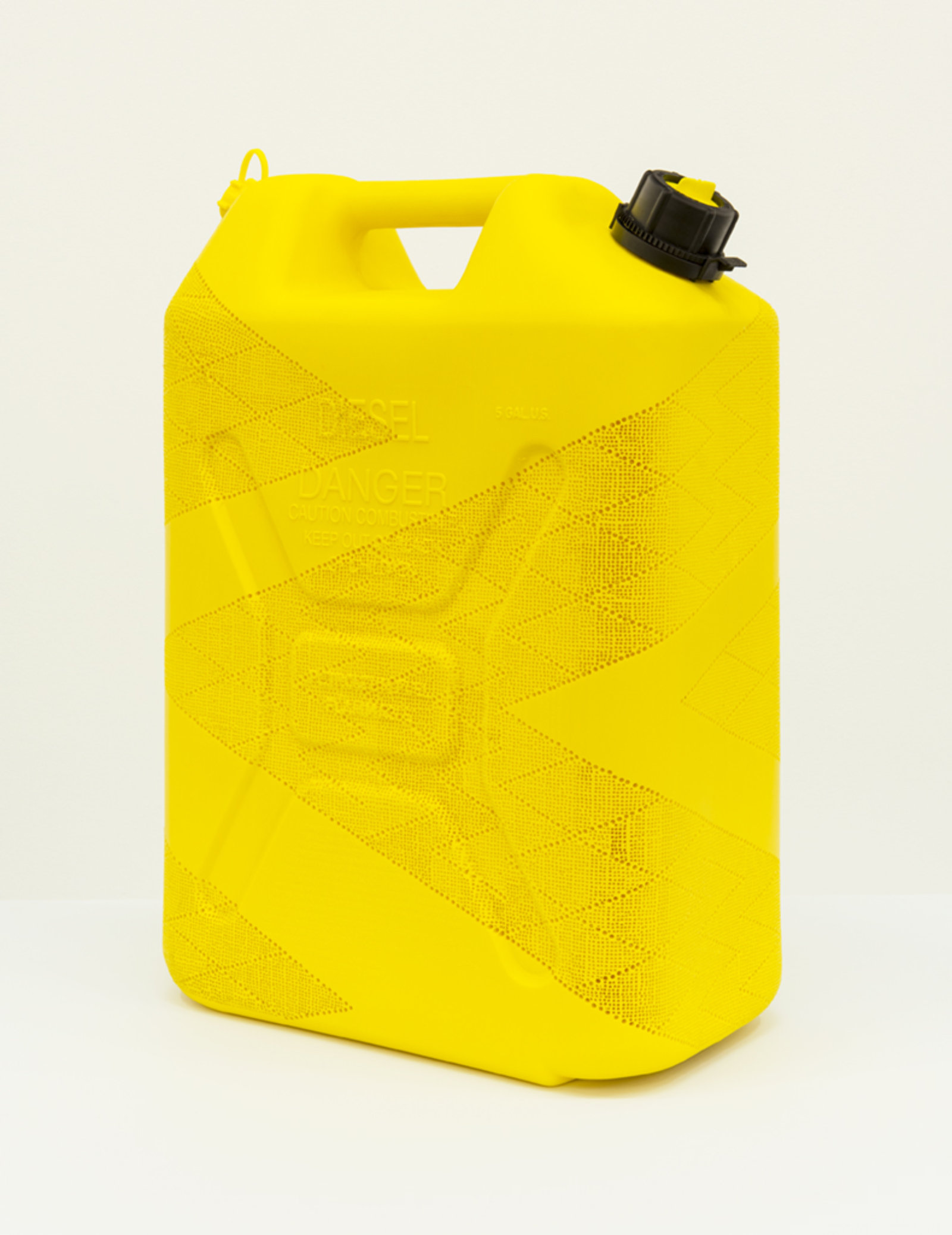 Brian Jungen, Chevron 1, 2012, carved diesel jug, 20 x 13 x 7 in. (50 x 33 x 18 cm)