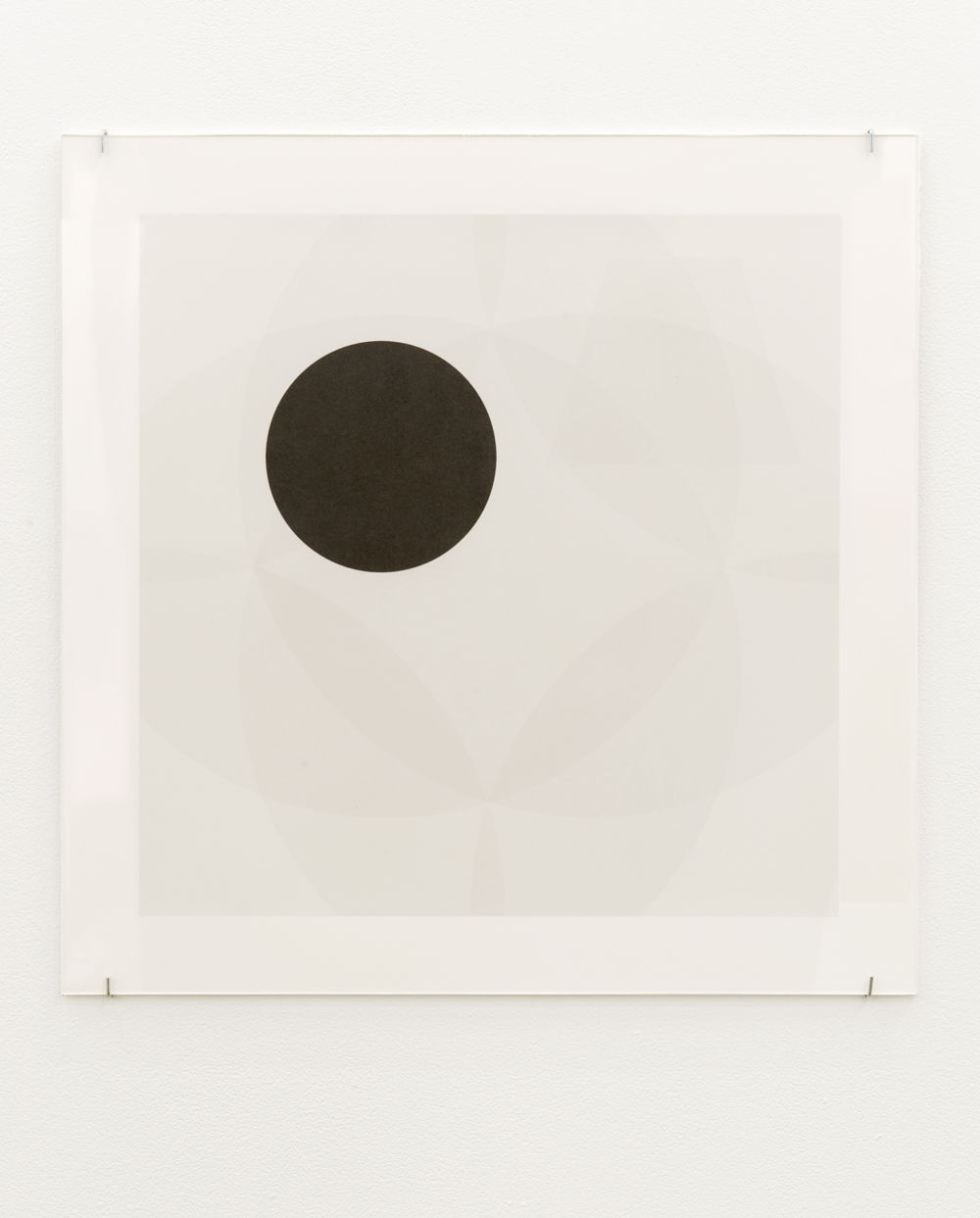 ​Janice Kerbel, Cue, 2011, silkscreen on paper, 22 x 22 in. (56 x 56 cm) by 