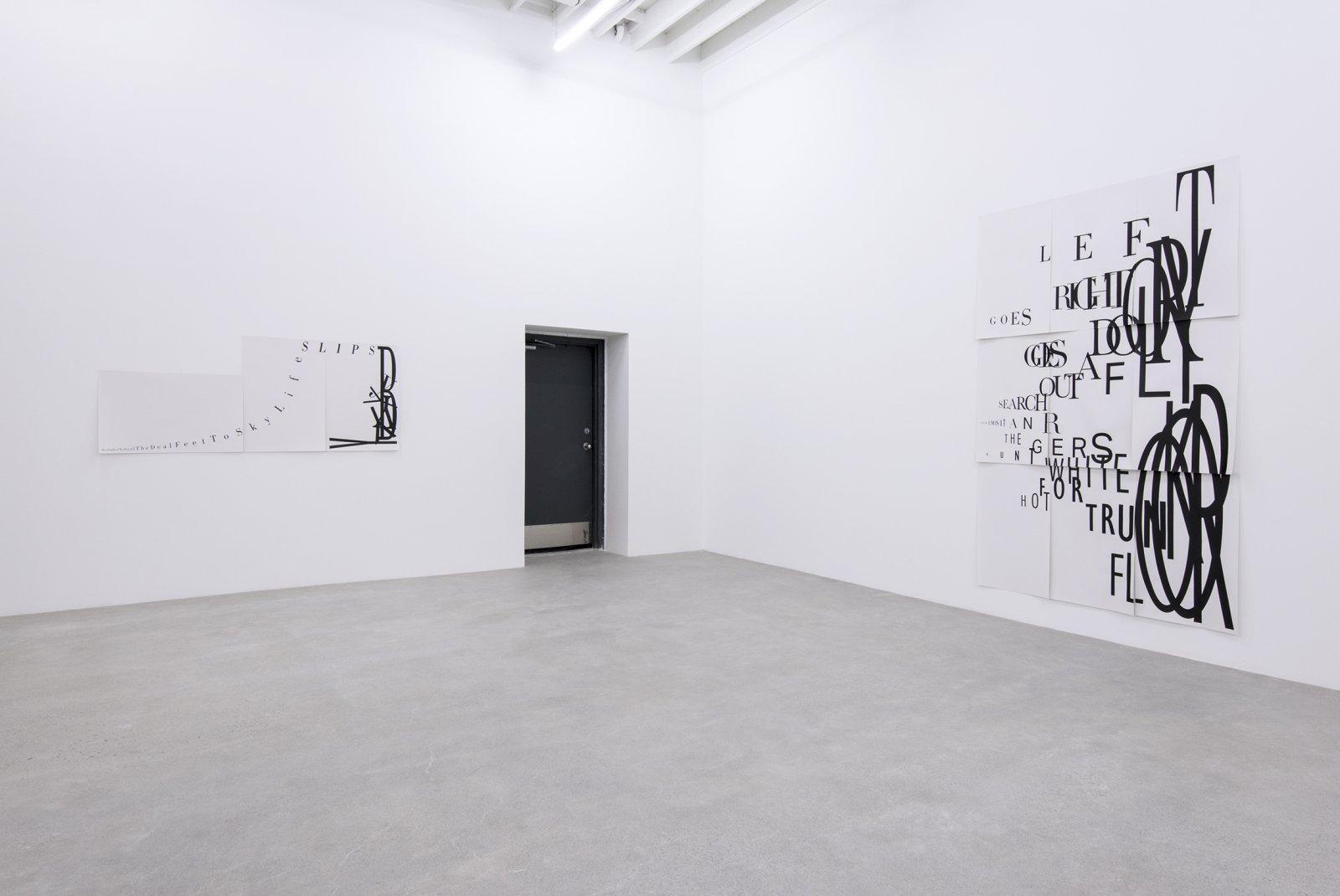Janice Kerbel, installation view, Score, Catriona Jeffries, 2015 ​​ by Janice Kerbel