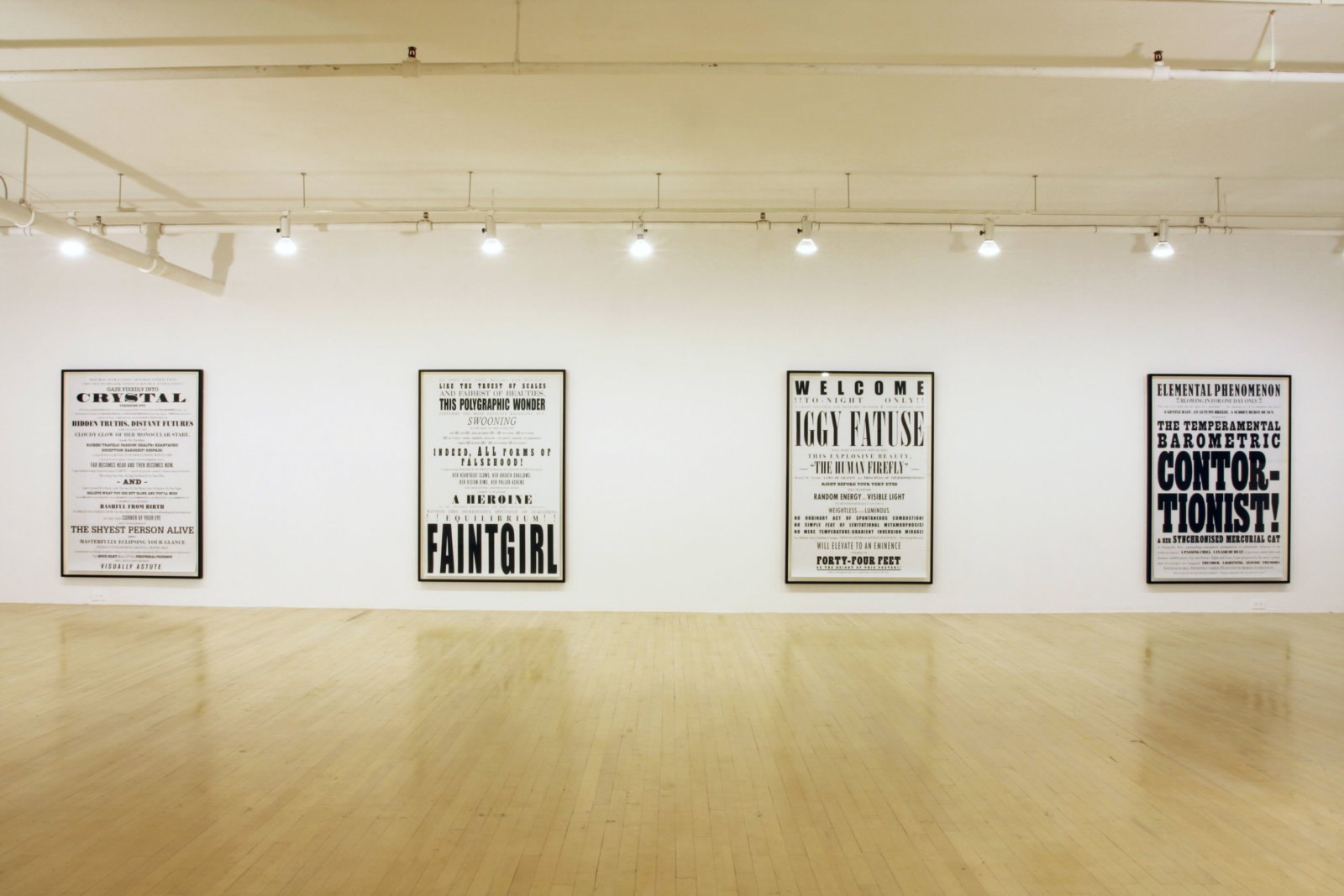 Janice Kerbel, Remarkable, 2007, 5 silkscreen prints on campaign poster paper, each 62 x 42 in. (158 x 107 cm)
