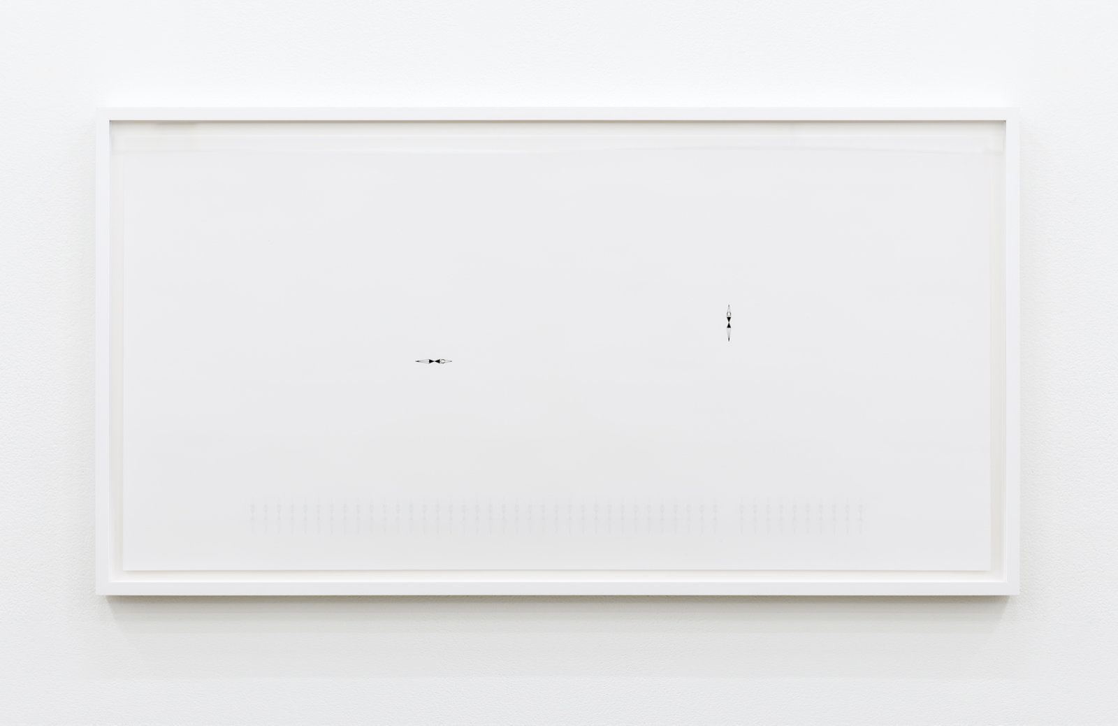 Janice Kerbel, Sync (Line), 2017, double sided silkscreen print on paper, 33 x 17 in. (84 x 42 cm)