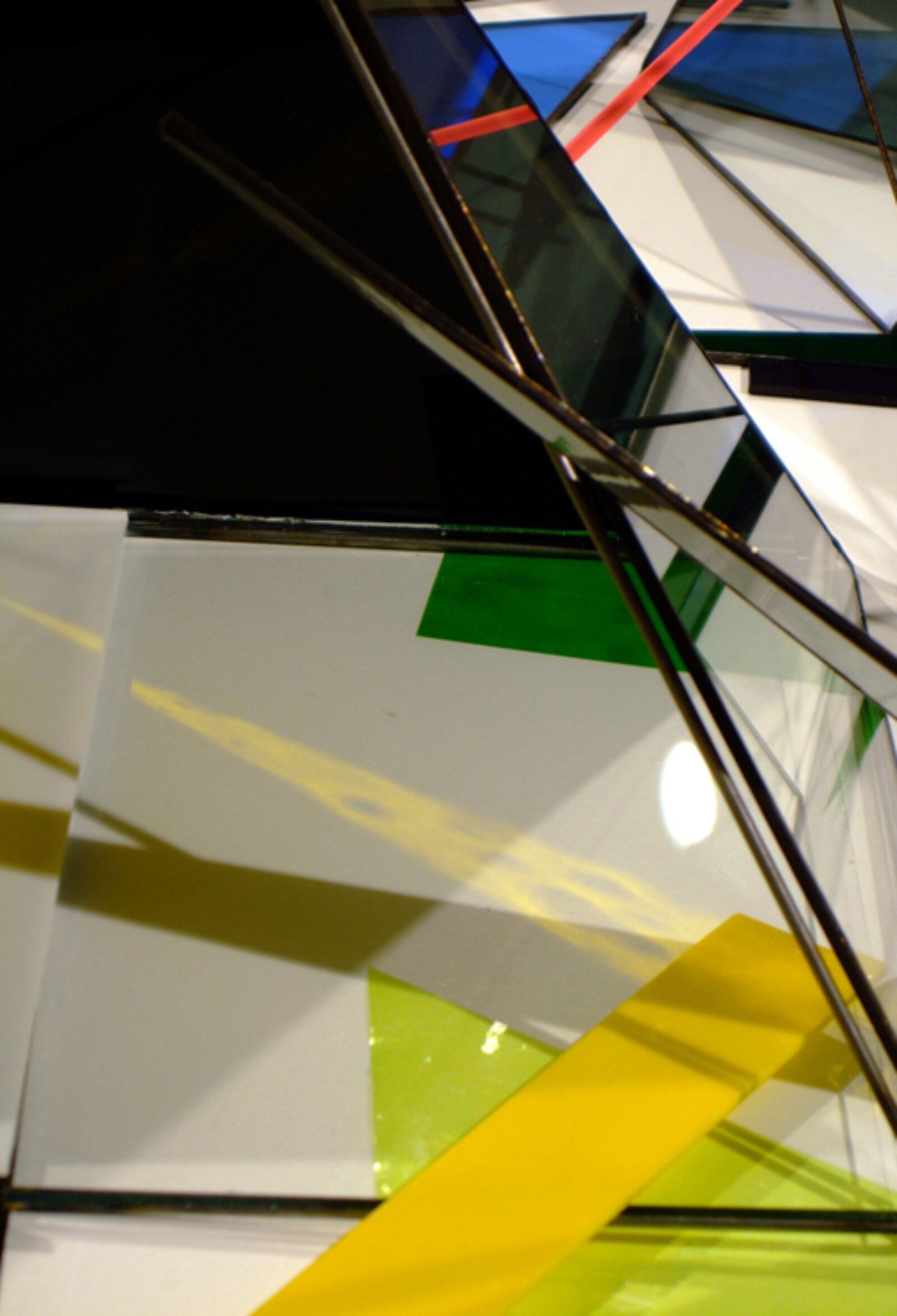 Devon Knowles, Rock the Stone (detail), 2007, glass, aluminum, steel, lead, wood, 36 x 48 x 48 in. (91 x 122 x 122 cm)