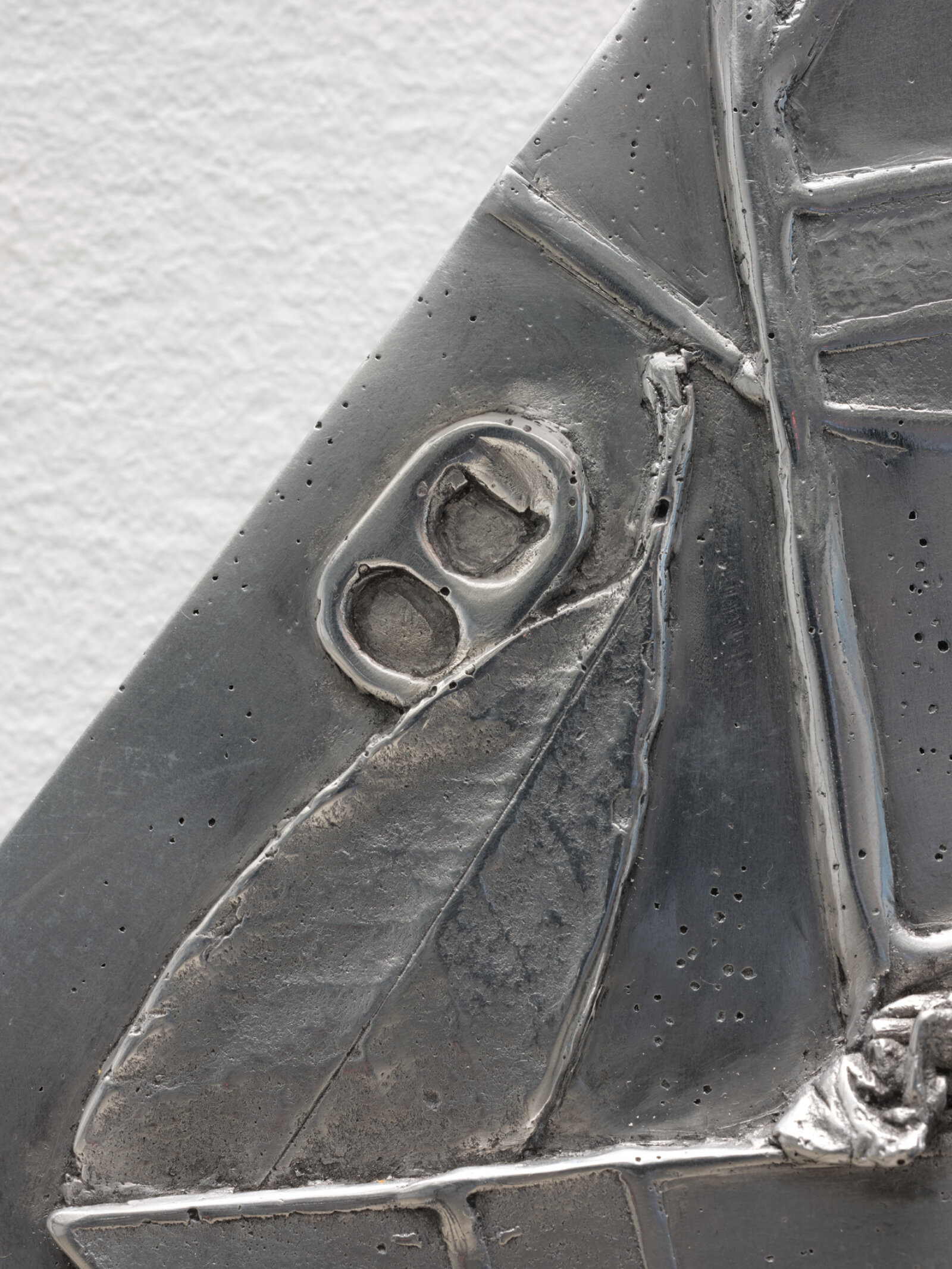 Devon Knowles, Seconds (detail), 2020, aluminum, 9 x 6 x 2 in. (24 x 14 x 4 cm)