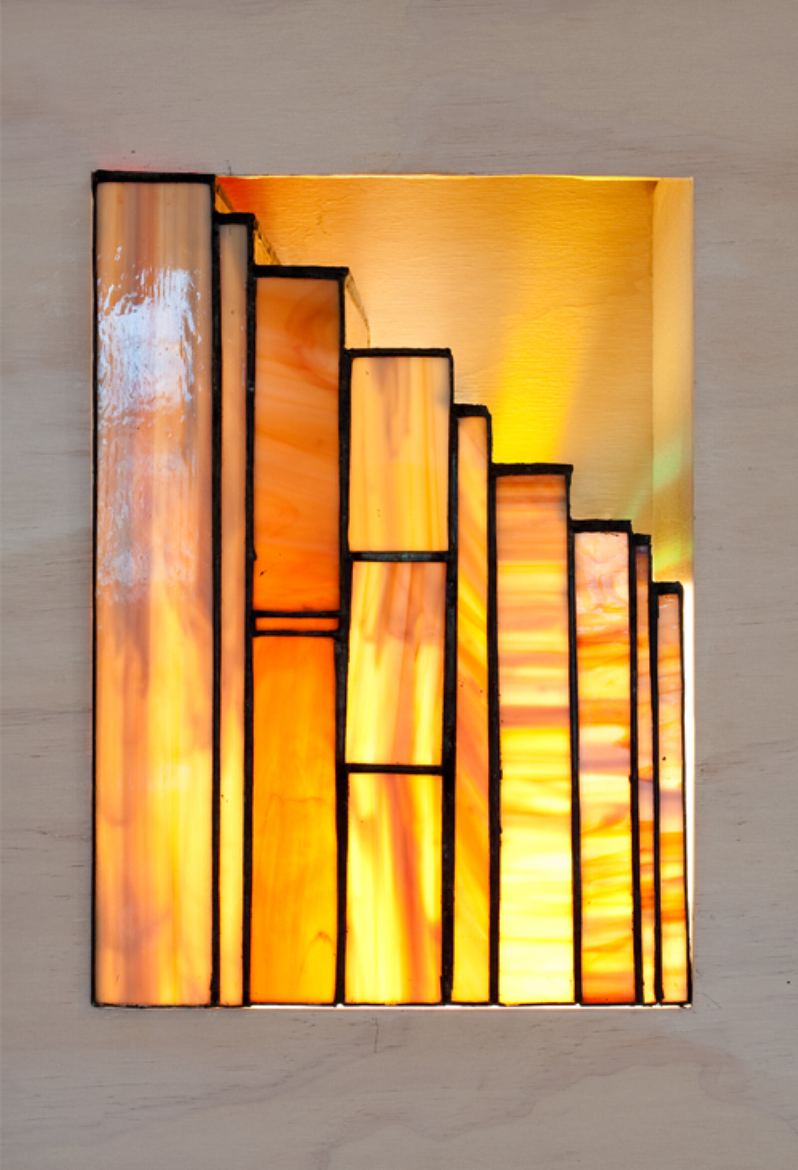 Devon Knowles, Untitled, 2010, glass, copper, solder, 10 x 14 x 6 in. (25 x 36 x 16 cm)