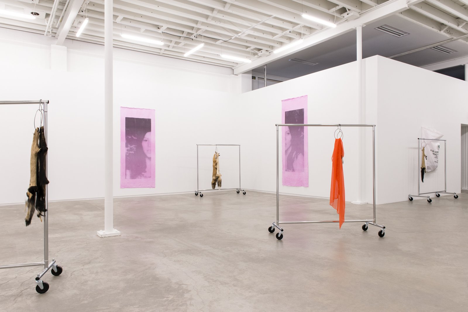 ​Duane Linklater, installation view, But the sun is up and you're going?, Catriona Jeffries, 2014​ by Duane Linklater