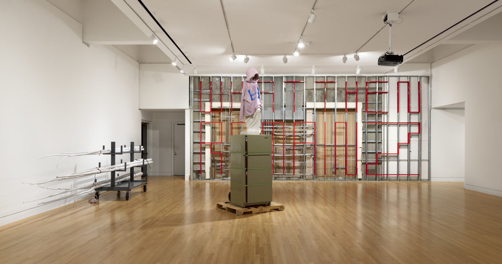 Duane Linklater, installation view, mymothersside, Frye Art Museum, Seattle, 2021